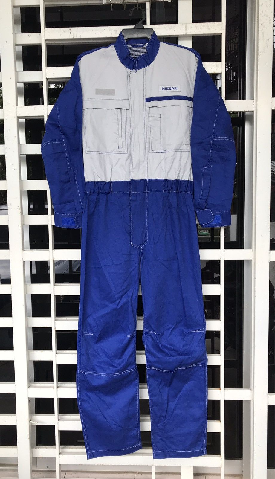 Japanese Brand × Nissan × Vintage Vintage Nissan Overall / Coverall / Jumpsuits Fits M to L Size US 33 - 2 Thumbnail