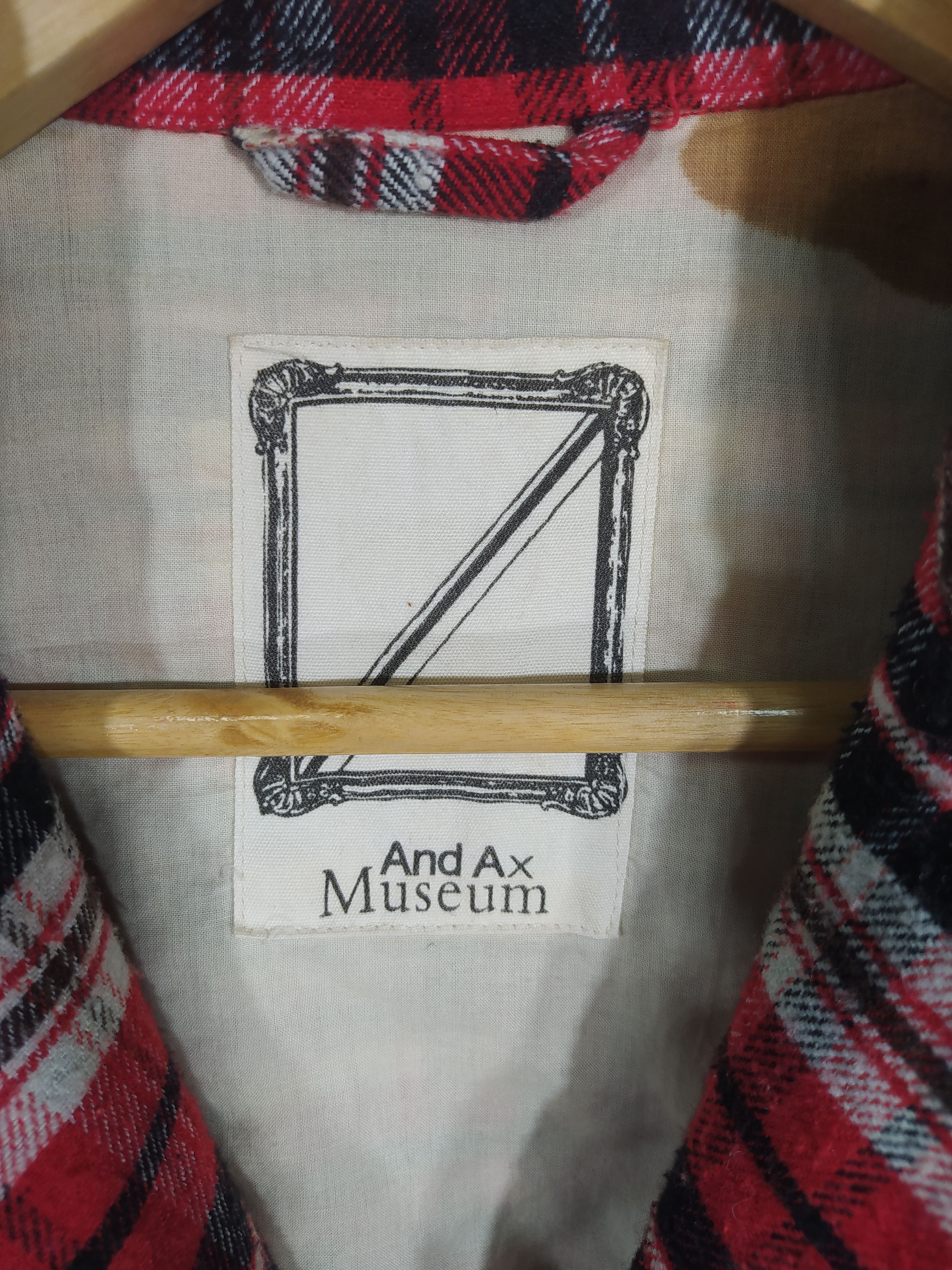Japanese Brand And Ax Museum checkered long Flannel jacket Size US S / EU 44-46 / 1 - 9 Thumbnail