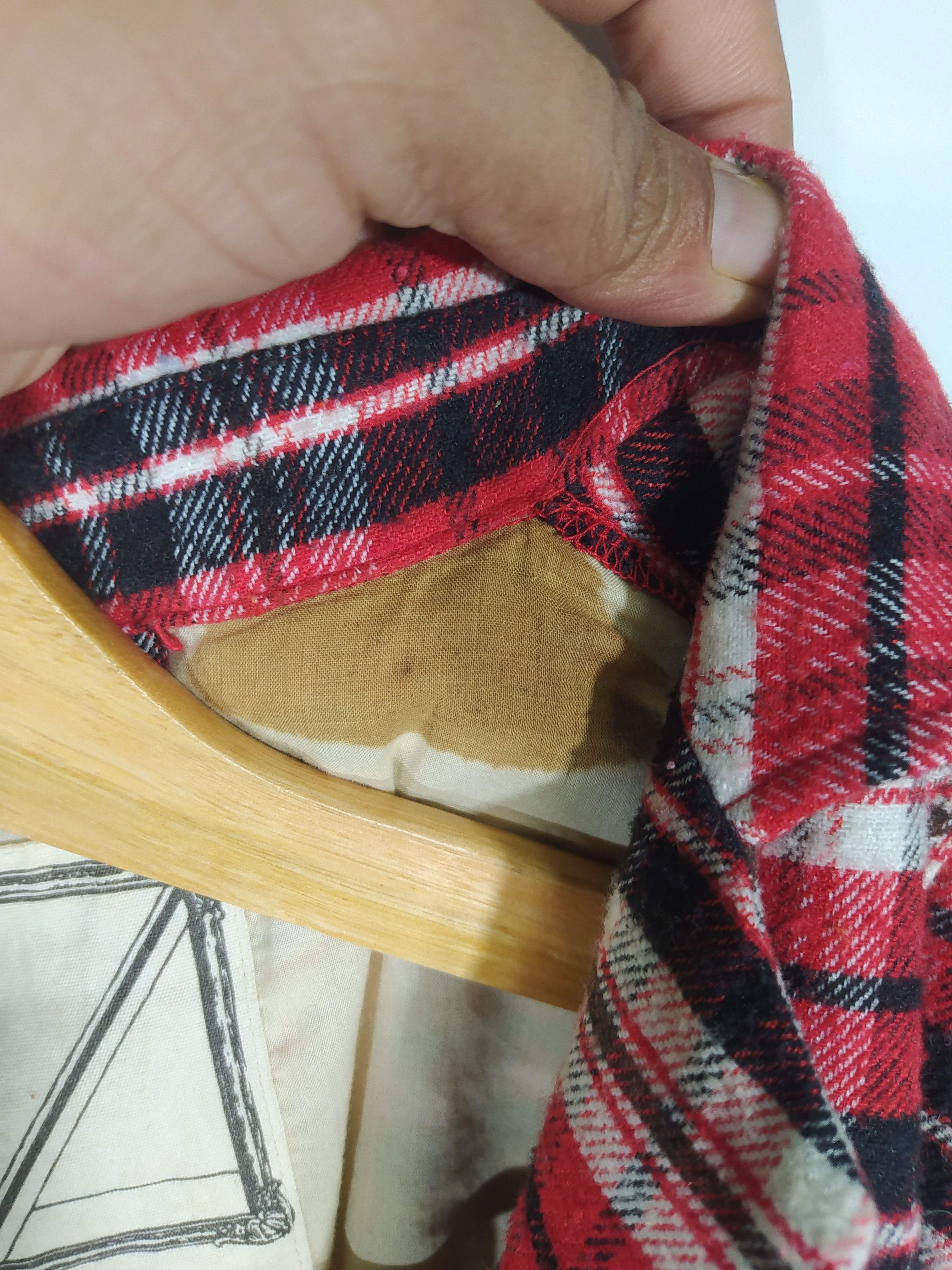 Japanese Brand And Ax Museum checkered long Flannel jacket Size US S / EU 44-46 / 1 - 8 Thumbnail