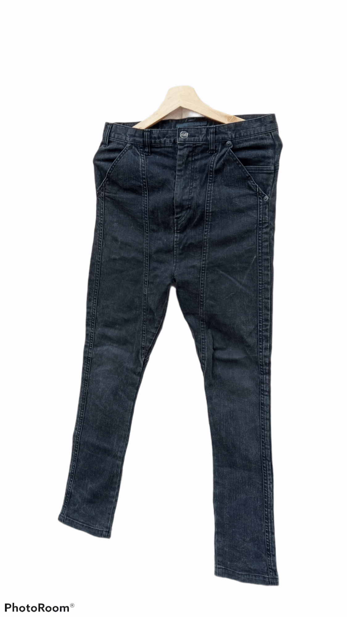 Japanese Brand 🔥🔥MAD Moon Age Devilment Skinny Jeans Denim Size US 31 - 3 Thumbnail