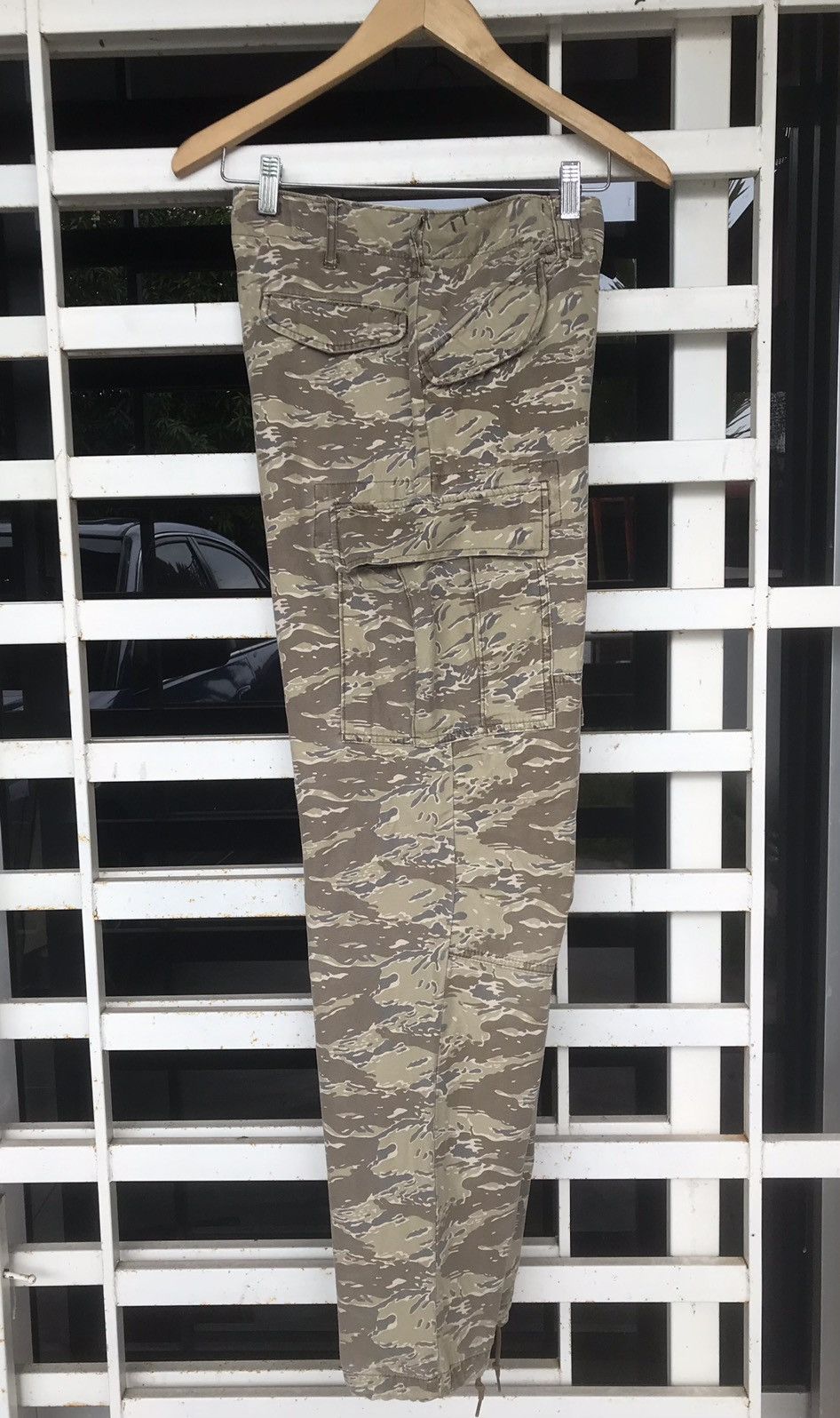 Uniqlo Uniqlo Tiger Striped Double Knee Military Army Cargo Pants Size US 32 / EU 48 - 3 Thumbnail
