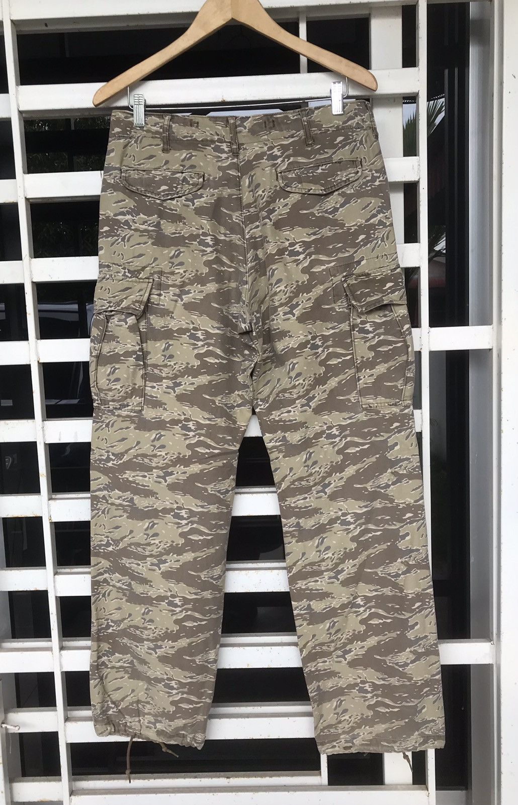 Uniqlo Uniqlo Tiger Striped Double Knee Military Army Cargo Pants Size US 32 / EU 48 - 2 Thumbnail