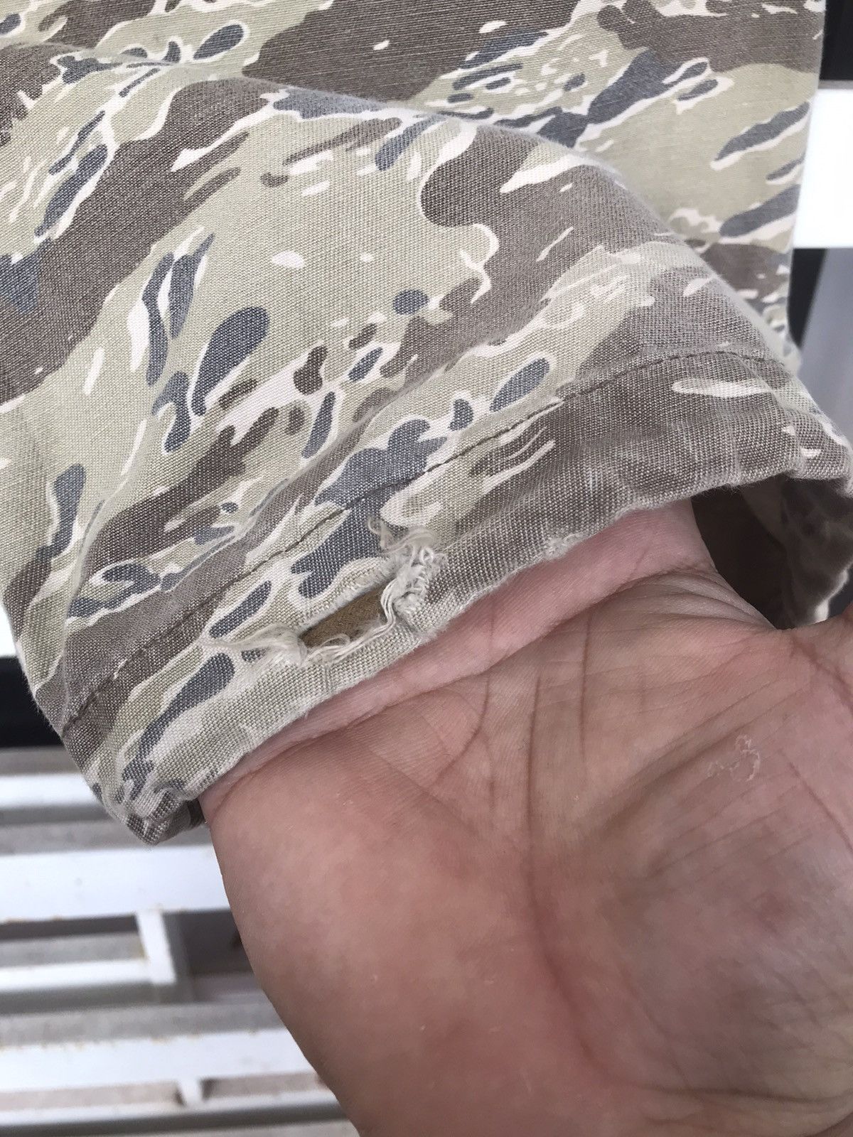 Uniqlo Uniqlo Tiger Striped Double Knee Military Army Cargo Pants Size US 32 / EU 48 - 8 Thumbnail