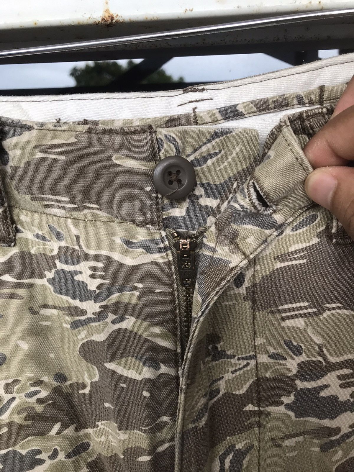 Uniqlo Uniqlo Tiger Striped Double Knee Military Army Cargo Pants Size US 32 / EU 48 - 6 Thumbnail