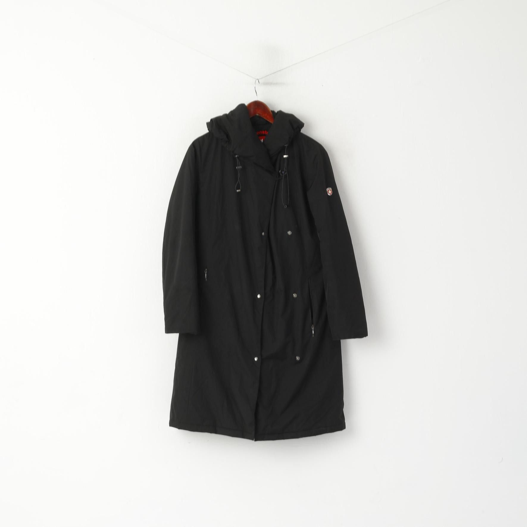 Vintage Wellensteyn Women XS Coat Black La Opera 5952 Size XS / US 0-2 / IT 36-38 - 2 Thumbnail