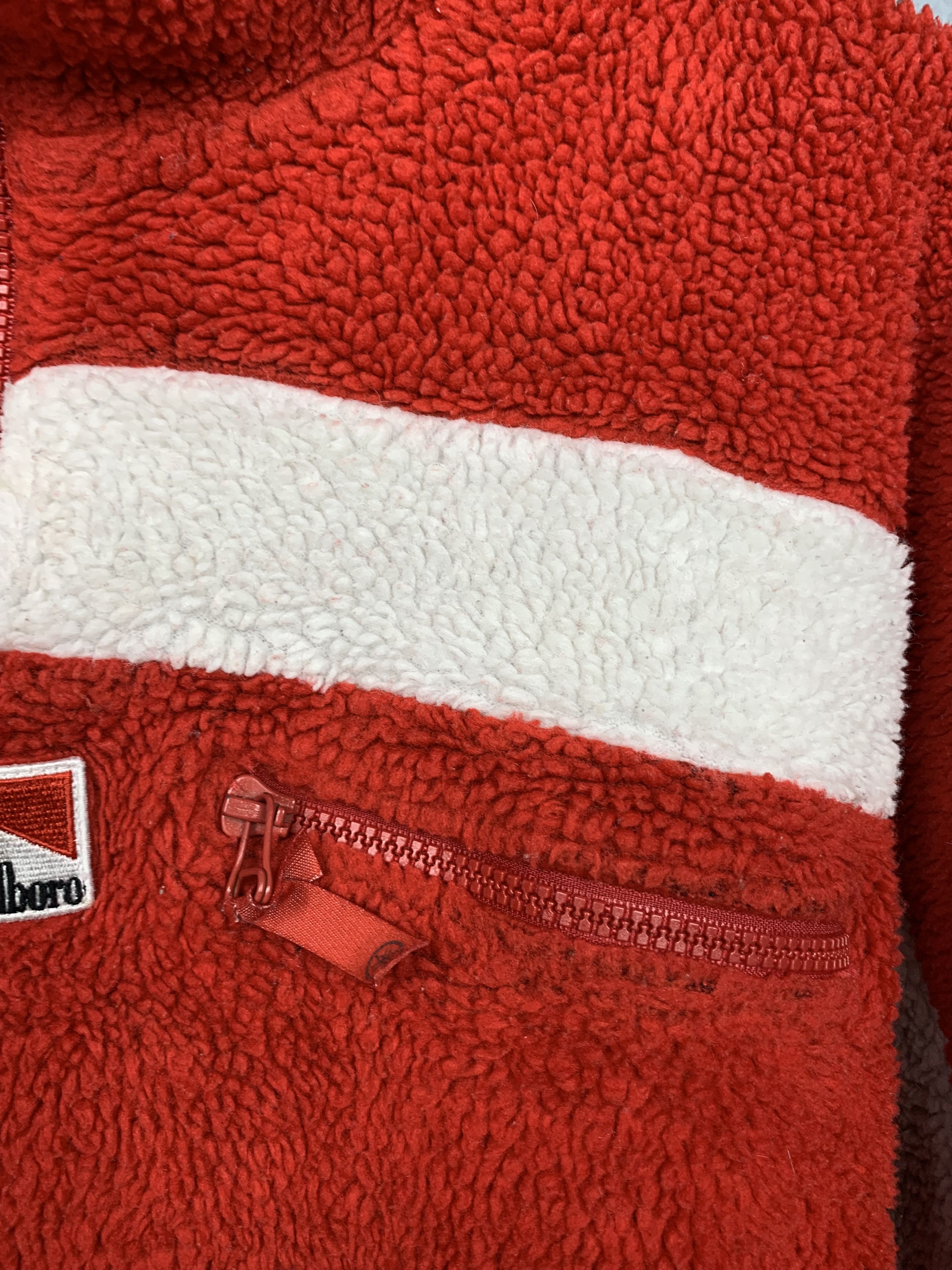 Marlboro × Yamaha Yamaha Marlboro Vintage Patch Logo Fleece Half Zip Jacket Size US M / EU 48-50 / 2 - 4 Thumbnail
