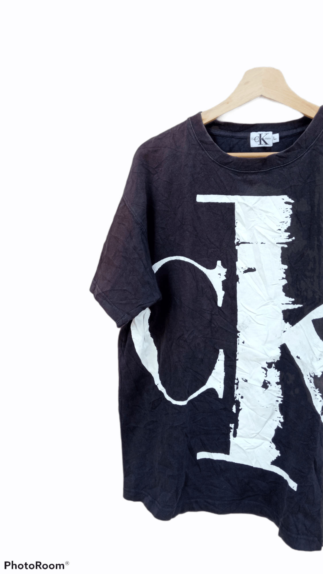 Calvin Klein × Vintage 🔥🔥CK Calvin Klein Big Logo T-Shirt Size US L / EU 52-54 / 3 - 7 Thumbnail