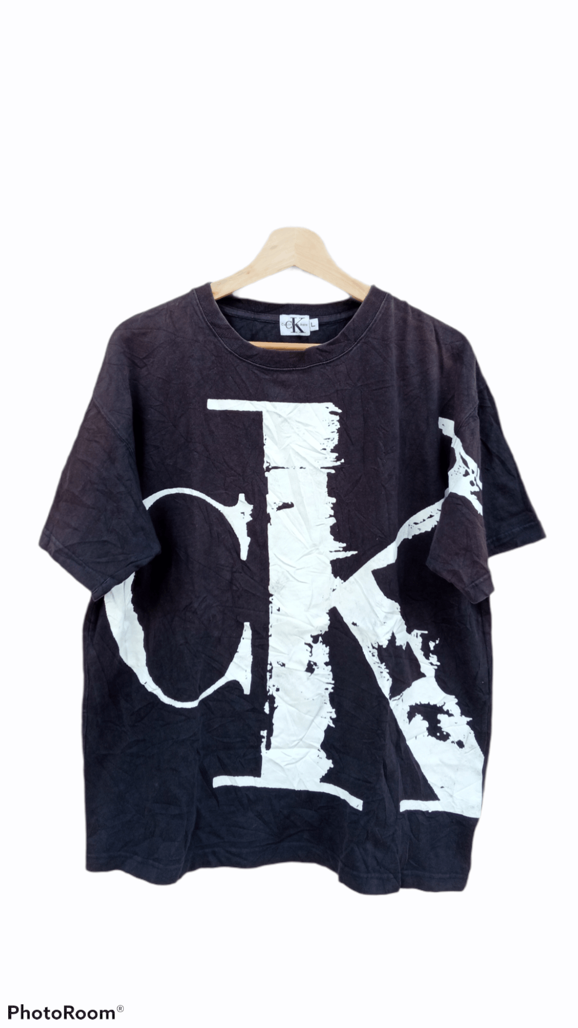 Calvin Klein × Vintage 🔥🔥CK Calvin Klein Big Logo T-Shirt Size US L / EU 52-54 / 3 - 1 Thumbnail