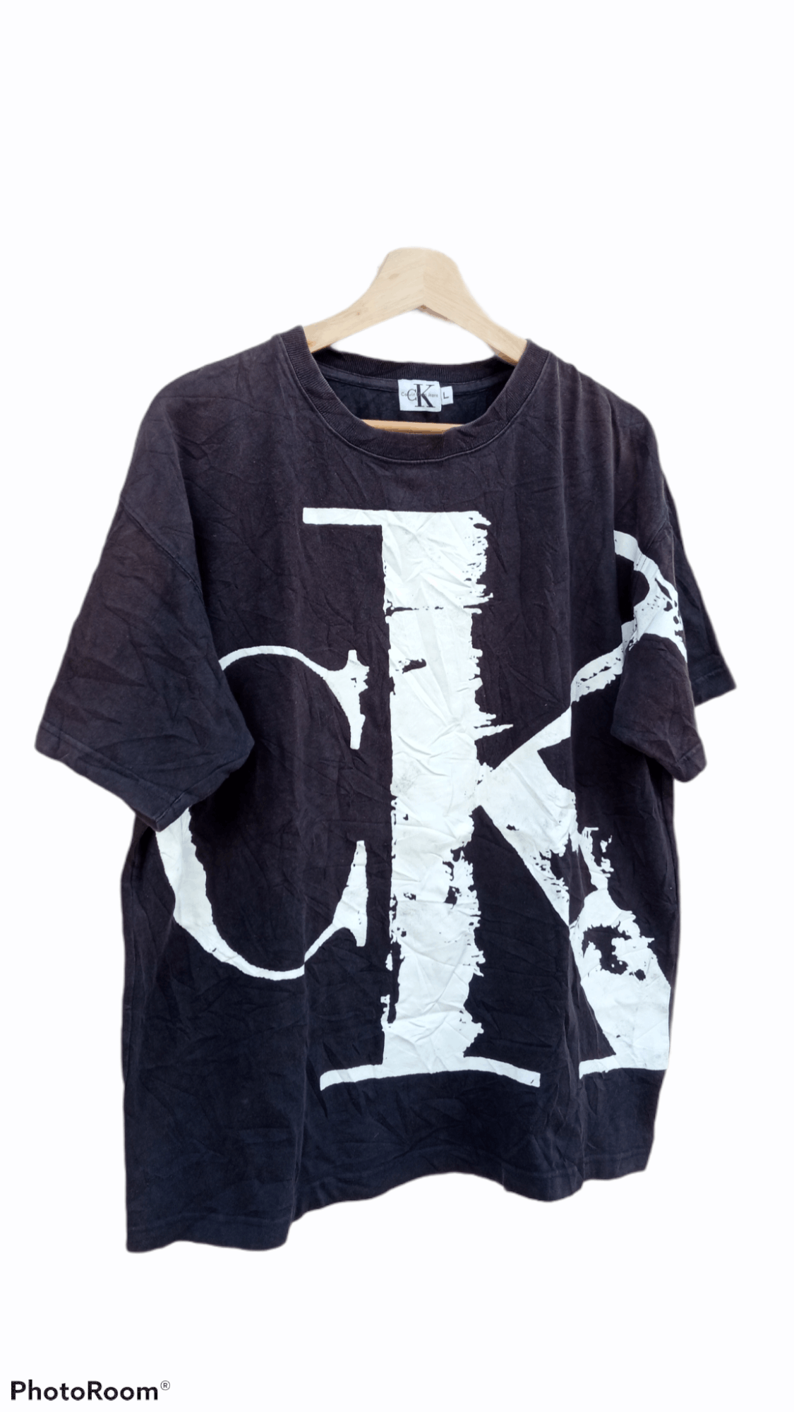 Calvin Klein × Vintage 🔥🔥CK Calvin Klein Big Logo T-Shirt Size US L / EU 52-54 / 3 - 2 Thumbnail