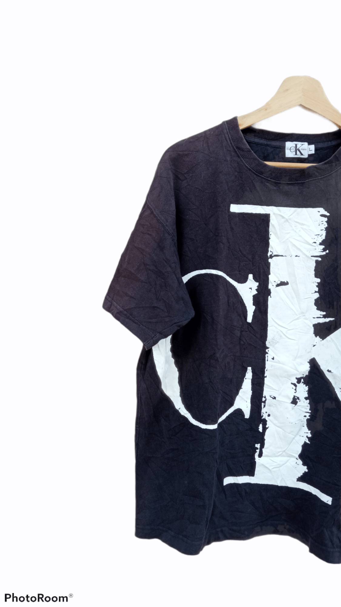 Calvin Klein × Vintage 🔥🔥CK Calvin Klein Big Logo T-Shirt Size US L / EU 52-54 / 3 - 5 Thumbnail