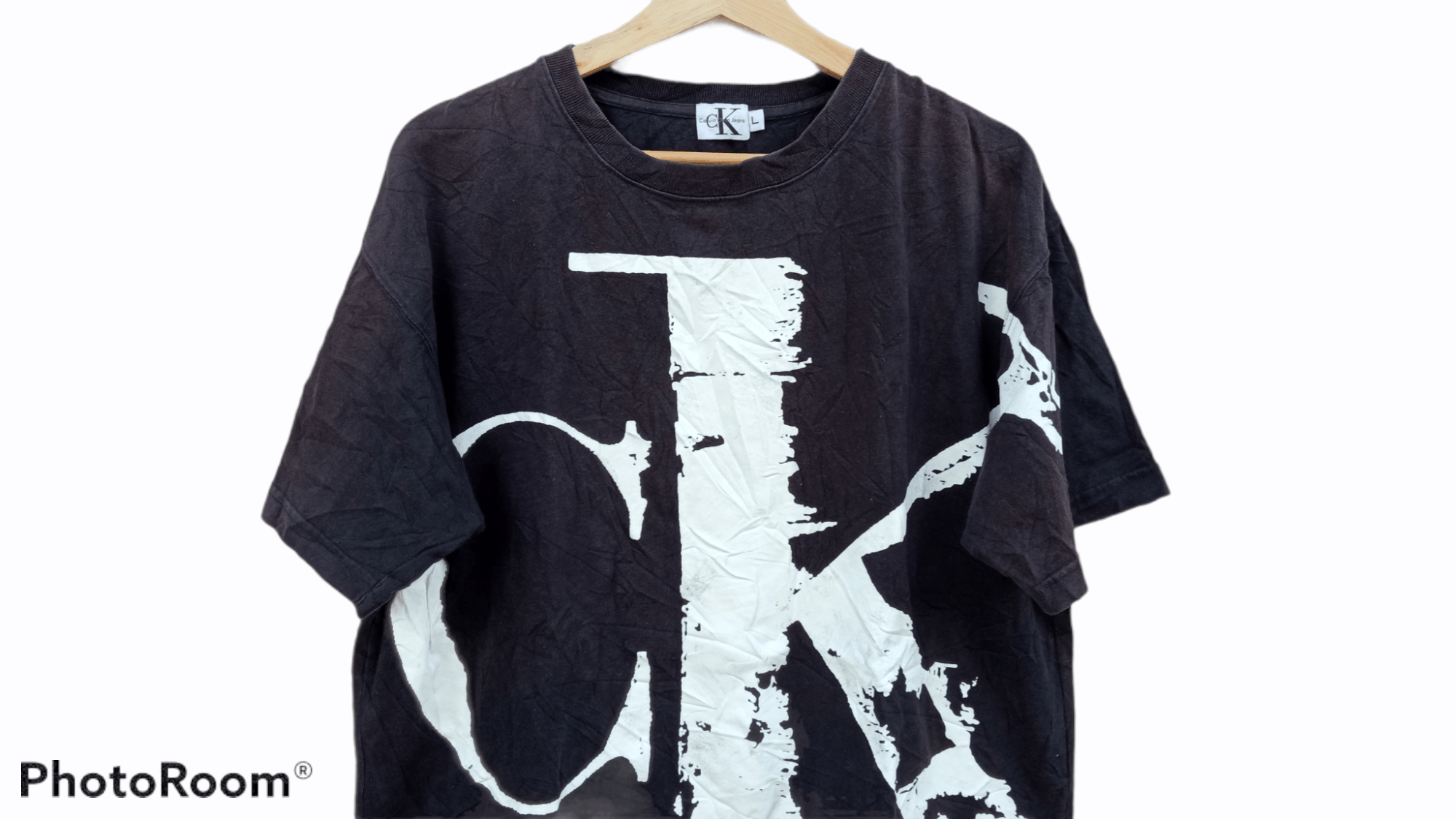 Calvin Klein × Vintage 🔥🔥CK Calvin Klein Big Logo T-Shirt Size US L / EU 52-54 / 3 - 10 Thumbnail