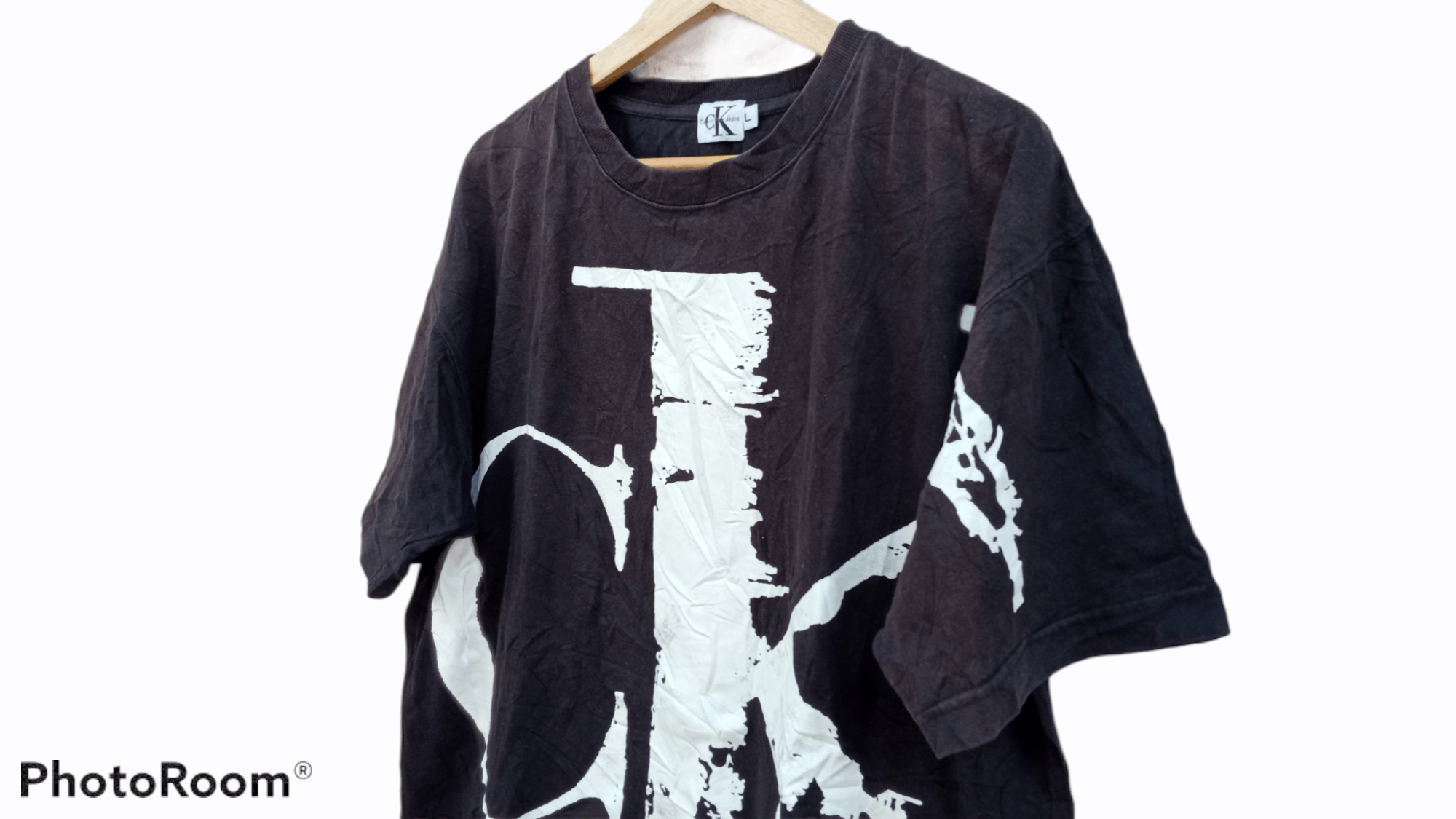Calvin Klein × Vintage 🔥🔥CK Calvin Klein Big Logo T-Shirt Size US L / EU 52-54 / 3 - 14 Thumbnail