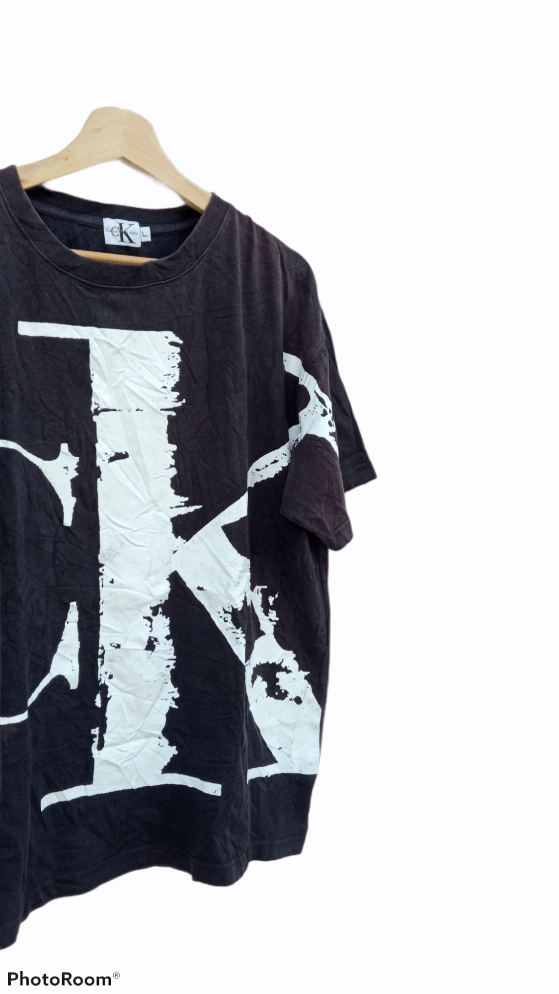 Calvin Klein × Vintage 🔥🔥CK Calvin Klein Big Logo T-Shirt Size US L / EU 52-54 / 3 - 6 Thumbnail
