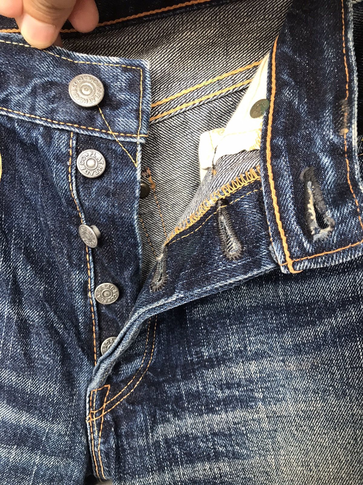 Japanese Brand × The Flat Head × Vintage The Flag Head Company Lot3005SPC Selvedge Denim Size US 30 / EU 46 - 8 Thumbnail