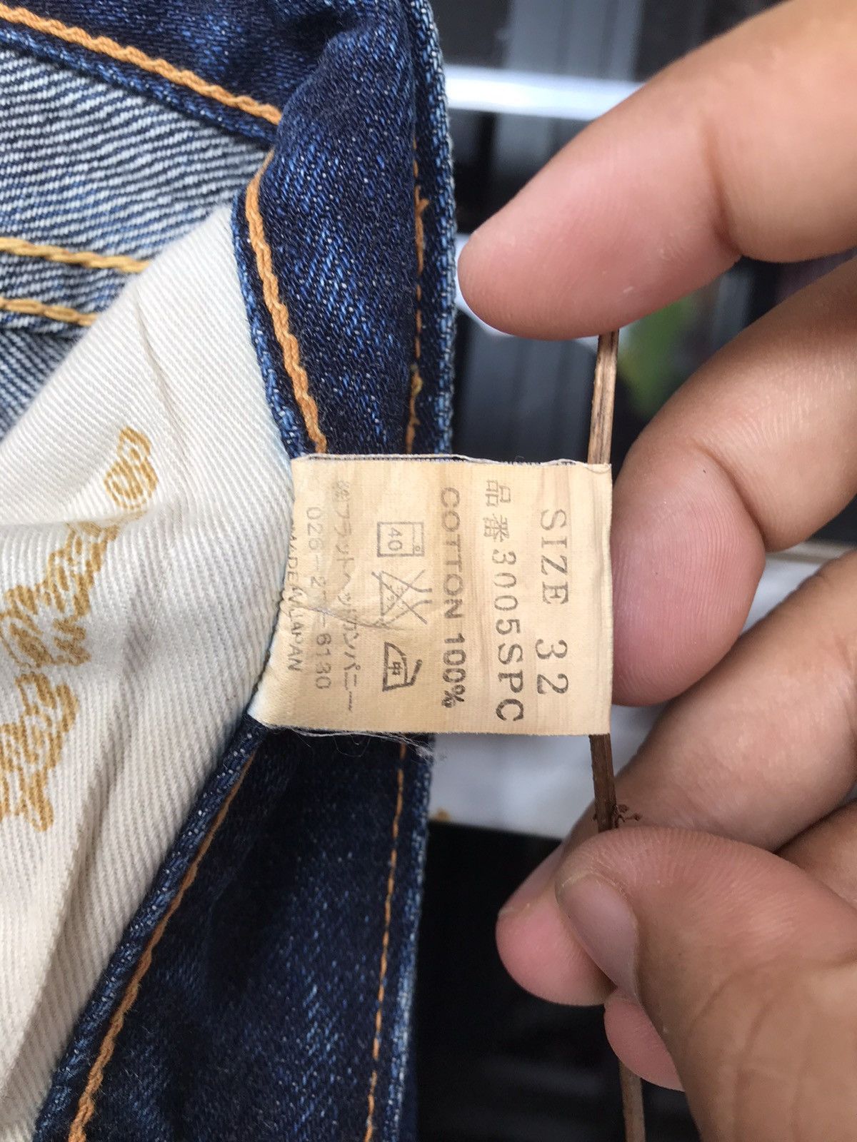 Japanese Brand × The Flat Head × Vintage The Flag Head Company Lot3005SPC Selvedge Denim Size US 30 / EU 46 - 13 Thumbnail
