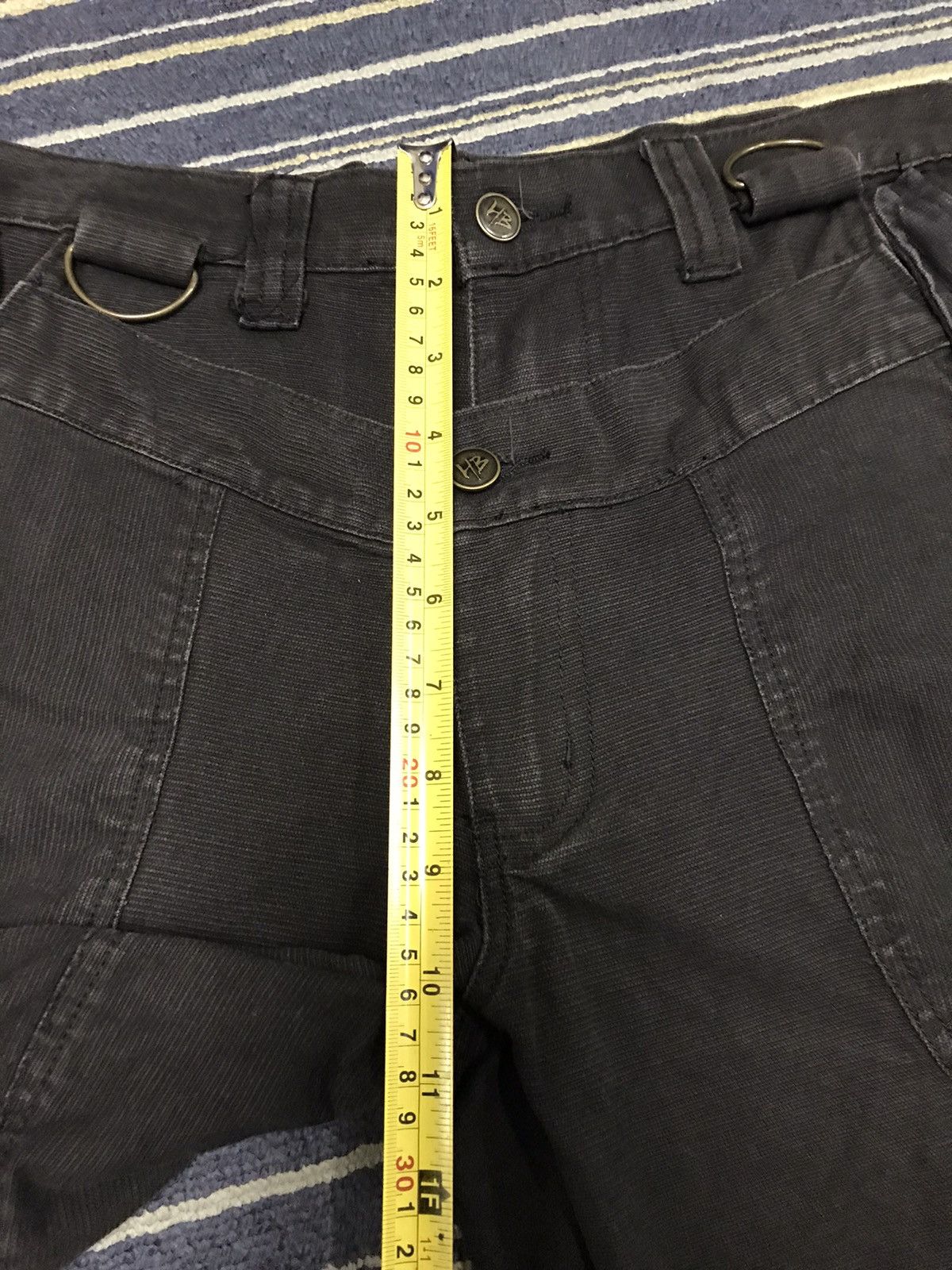 Japanese Brand Rare H.B Station Multi pocket Double Waist Pants Size US 30 / EU 46 - 8 Thumbnail