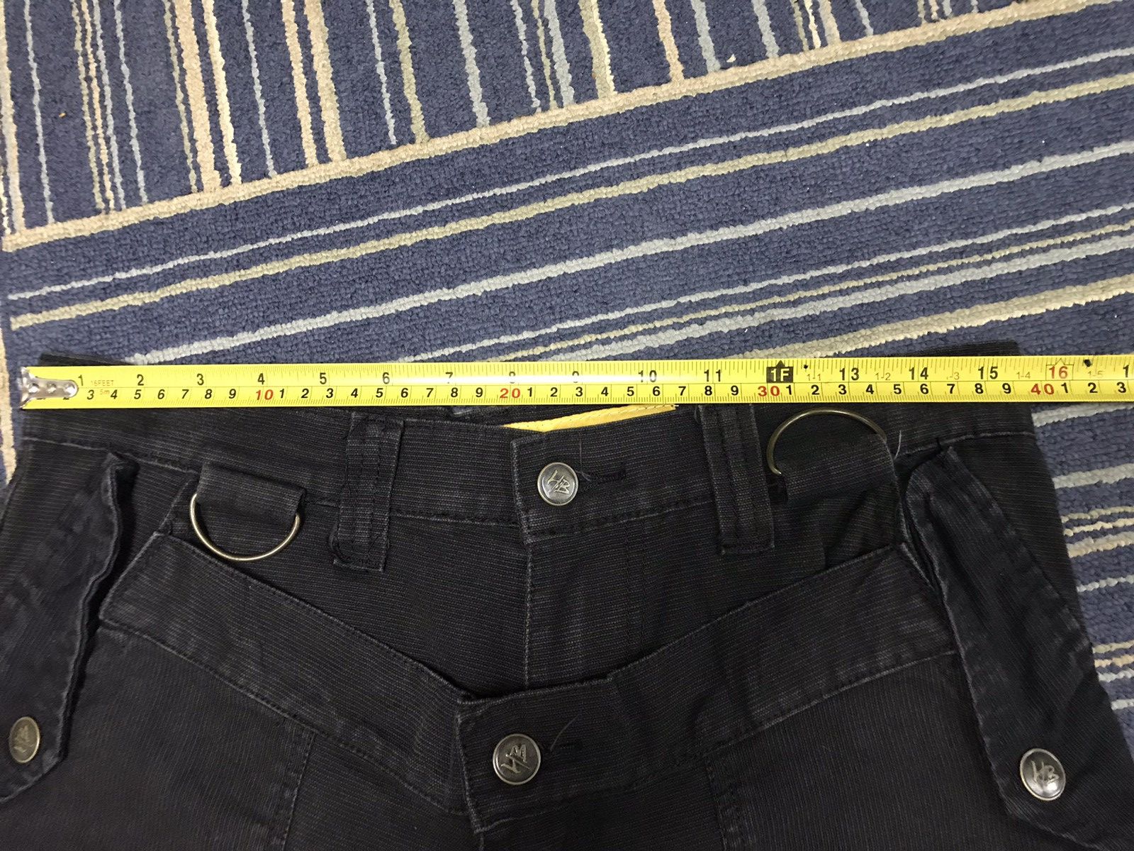 Japanese Brand Rare H.B Station Multi pocket Double Waist Pants Size US 30 / EU 46 - 7 Thumbnail