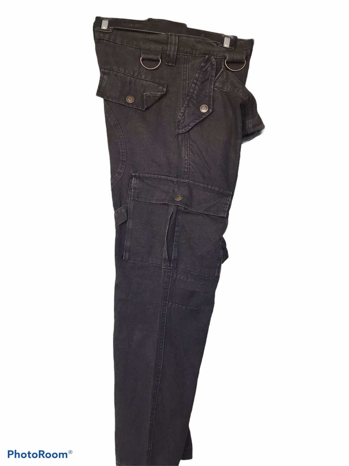 Japanese Brand Rare H.B Station Multi pocket Double Waist Pants Size US 30 / EU 46 - 3 Thumbnail