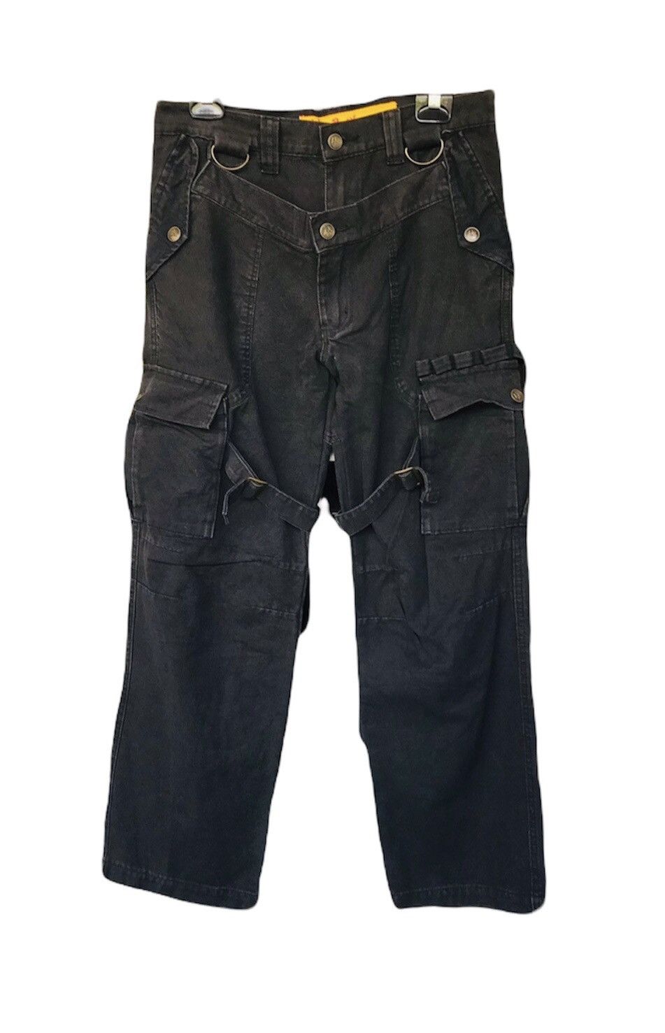 Japanese Brand Rare H.B Station Multi pocket Double Waist Pants Size US 30 / EU 46 - 1 Thumbnail