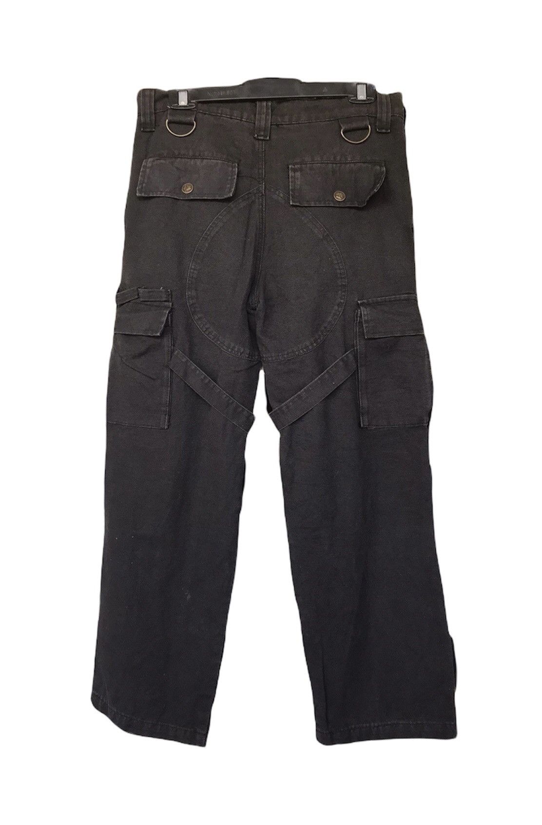 Japanese Brand Rare H.B Station Multi pocket Double Waist Pants Size US 30 / EU 46 - 2 Thumbnail
