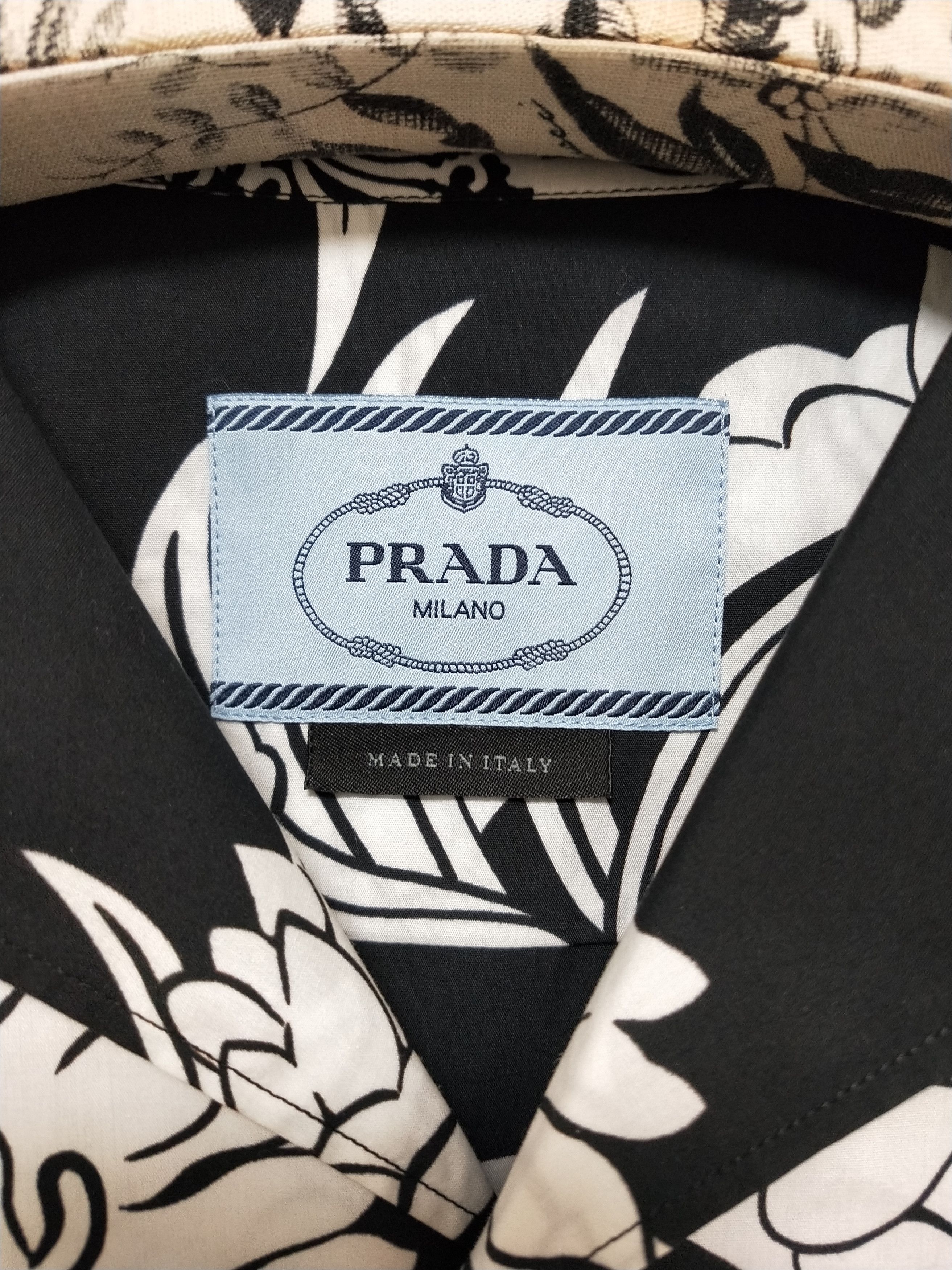 Prada Dahlia Flames Flower Shirt Size US M / EU 48-50 / 2 - 4 Thumbnail