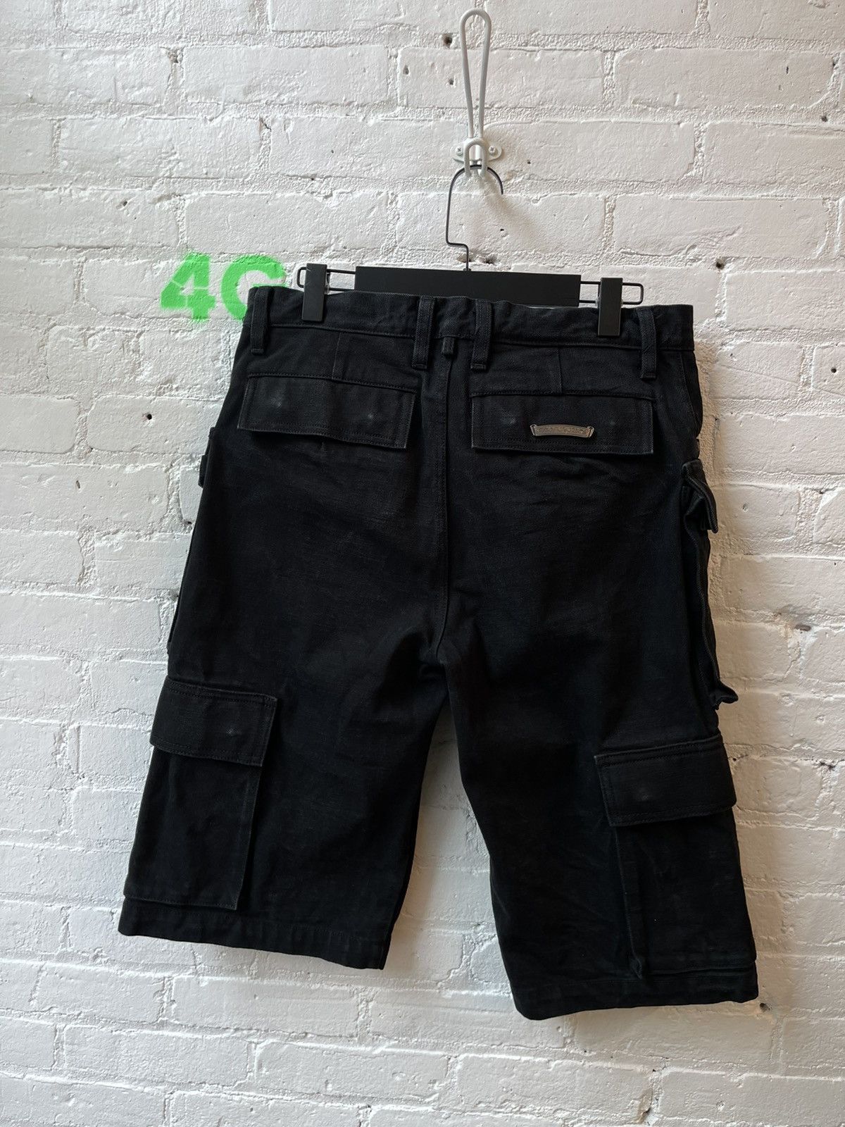 Chrome Hearts Chrome Hearts DOUBLE Cargo Fatigue Denim Jean Shorts SZ 34 Size US 34 / EU 50 - 10 Thumbnail