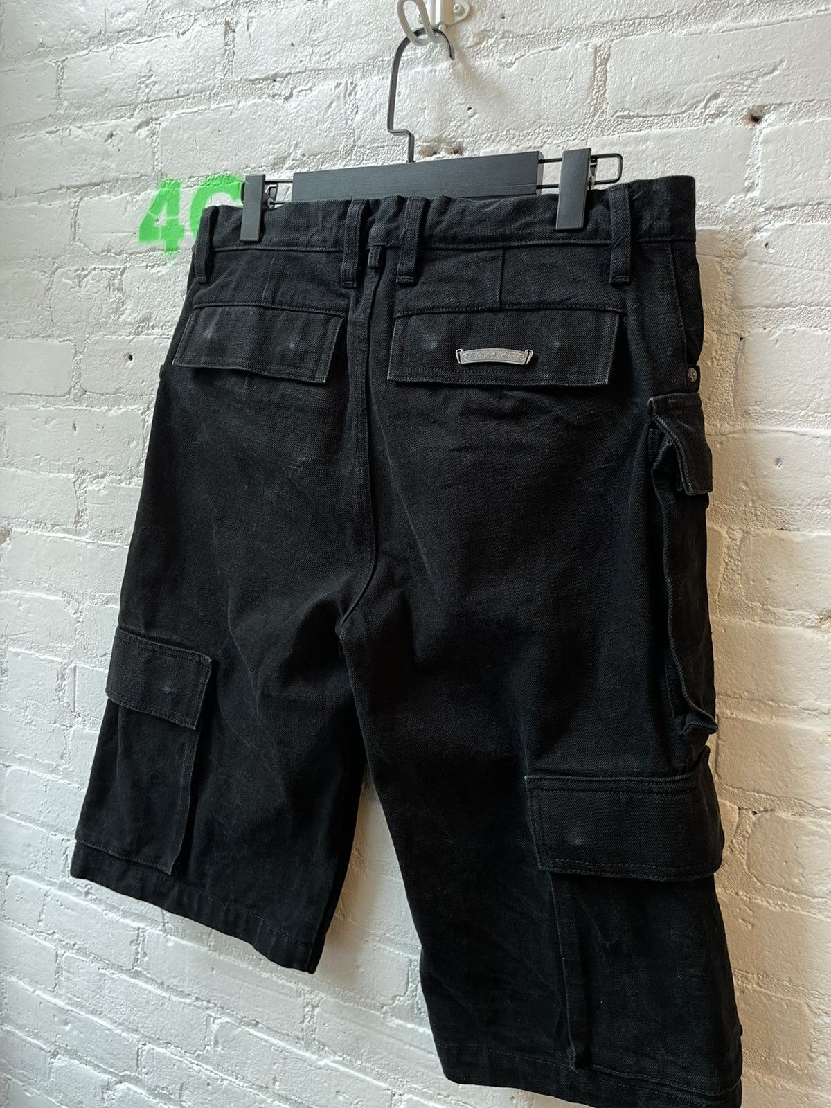 Chrome Hearts Chrome Hearts DOUBLE Cargo Fatigue Denim Jean Shorts SZ 34 Size US 34 / EU 50 - 11 Thumbnail