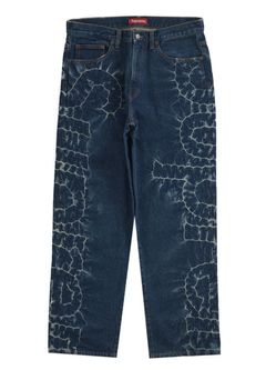 Supreme Shibori Loose Fit Jean | Grailed