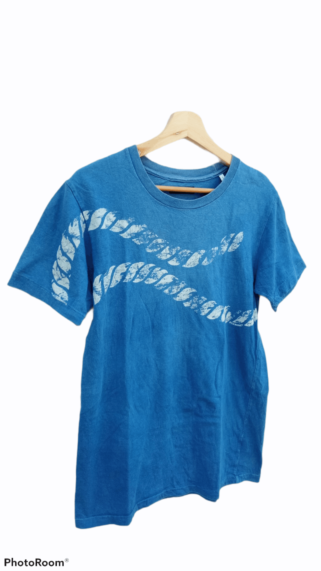Blue Blue Japan × HOLLYWOOD RANCH MARKET × Japanese Brand 🔥🔥Blue Blue HR Market Indigo Dye T-Shirt Size US S / EU 44-46 / 1 - 2 Thumbnail
