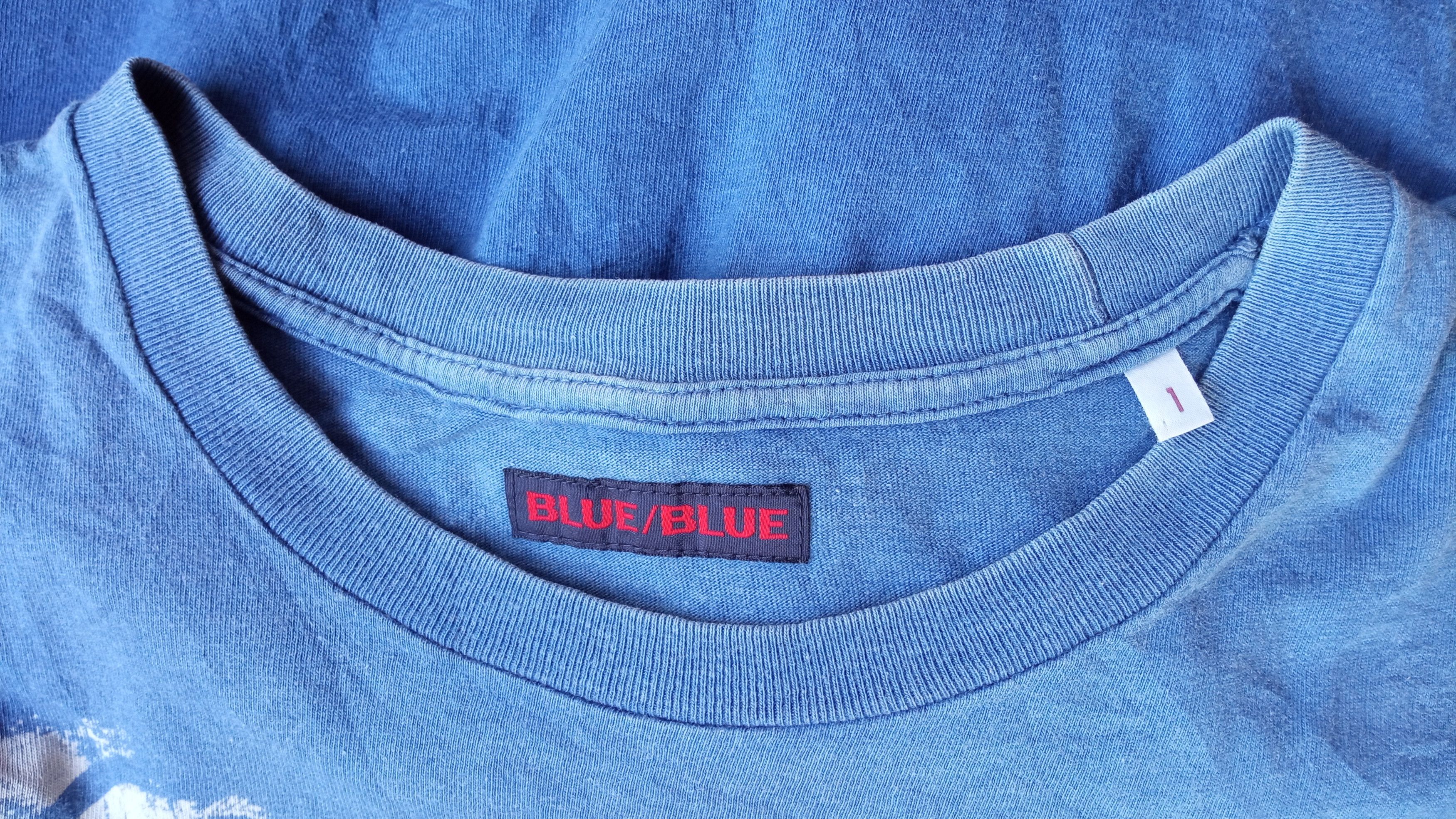 Blue Blue Japan × HOLLYWOOD RANCH MARKET × Japanese Brand 🔥🔥Blue Blue HR Market Indigo Dye T-Shirt Size US S / EU 44-46 / 1 - 21 Thumbnail