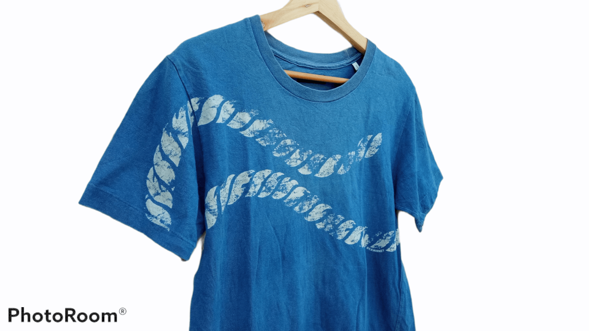 Blue Blue Japan × HOLLYWOOD RANCH MARKET × Japanese Brand 🔥🔥Blue Blue HR Market Indigo Dye T-Shirt Size US S / EU 44-46 / 1 - 12 Thumbnail