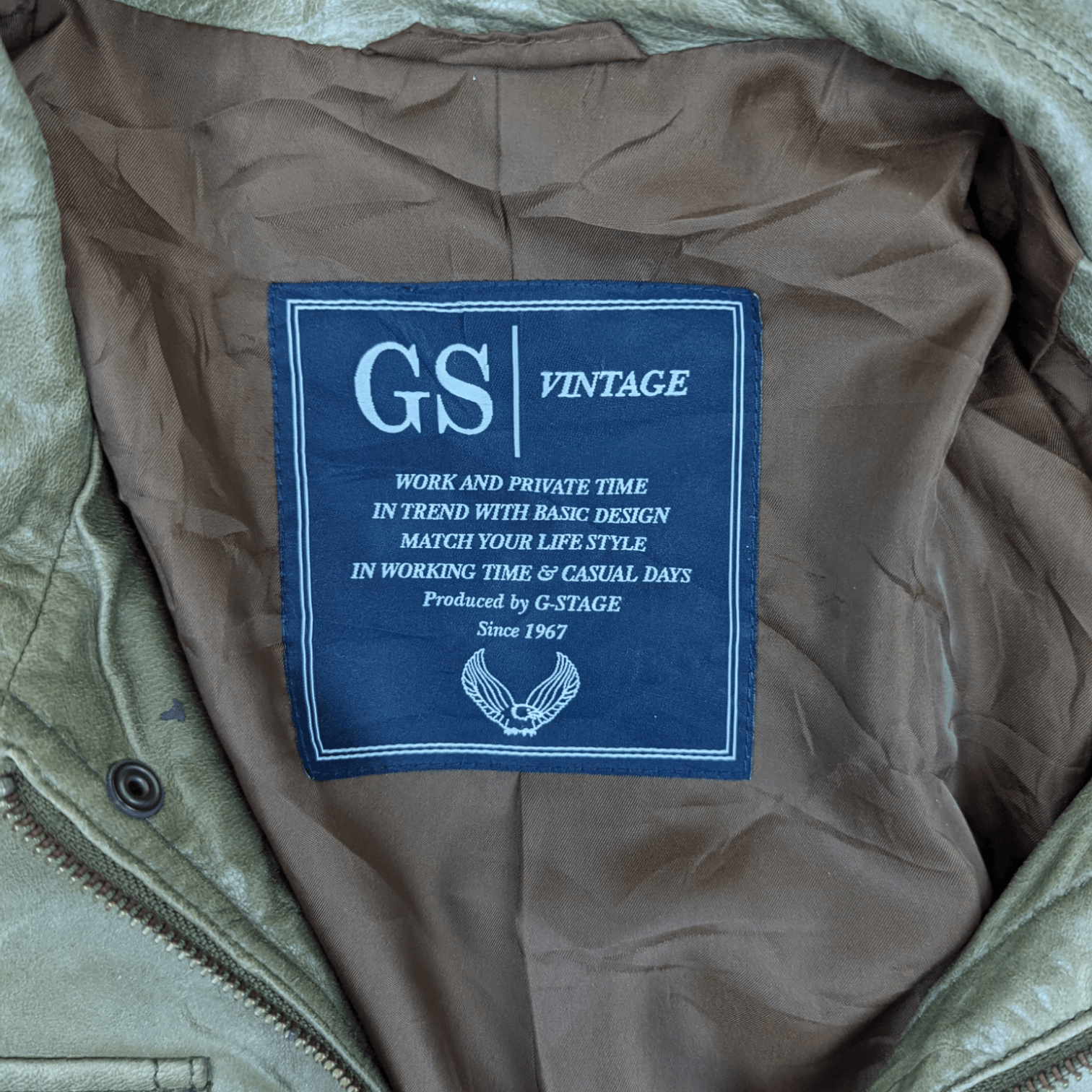 Japanese Brand Japan G-STAGE Sheep Leather Jacket Size US M / EU 48-50 / 2 - 12 Thumbnail