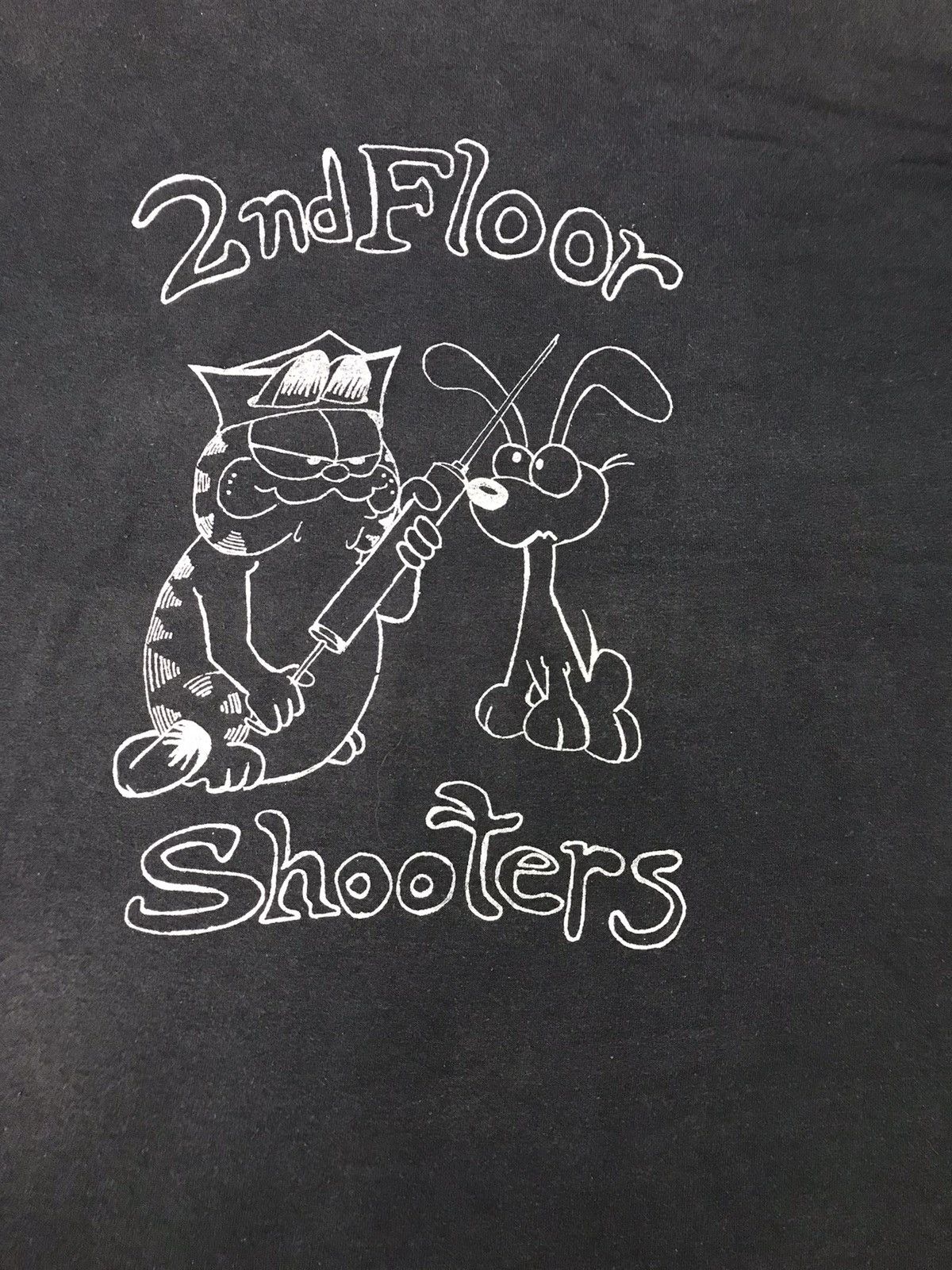 Vintage Vintage Garfield 2nd Floor Shooter Tee Size US XL / EU 56 / 4 - 2 Thumbnail