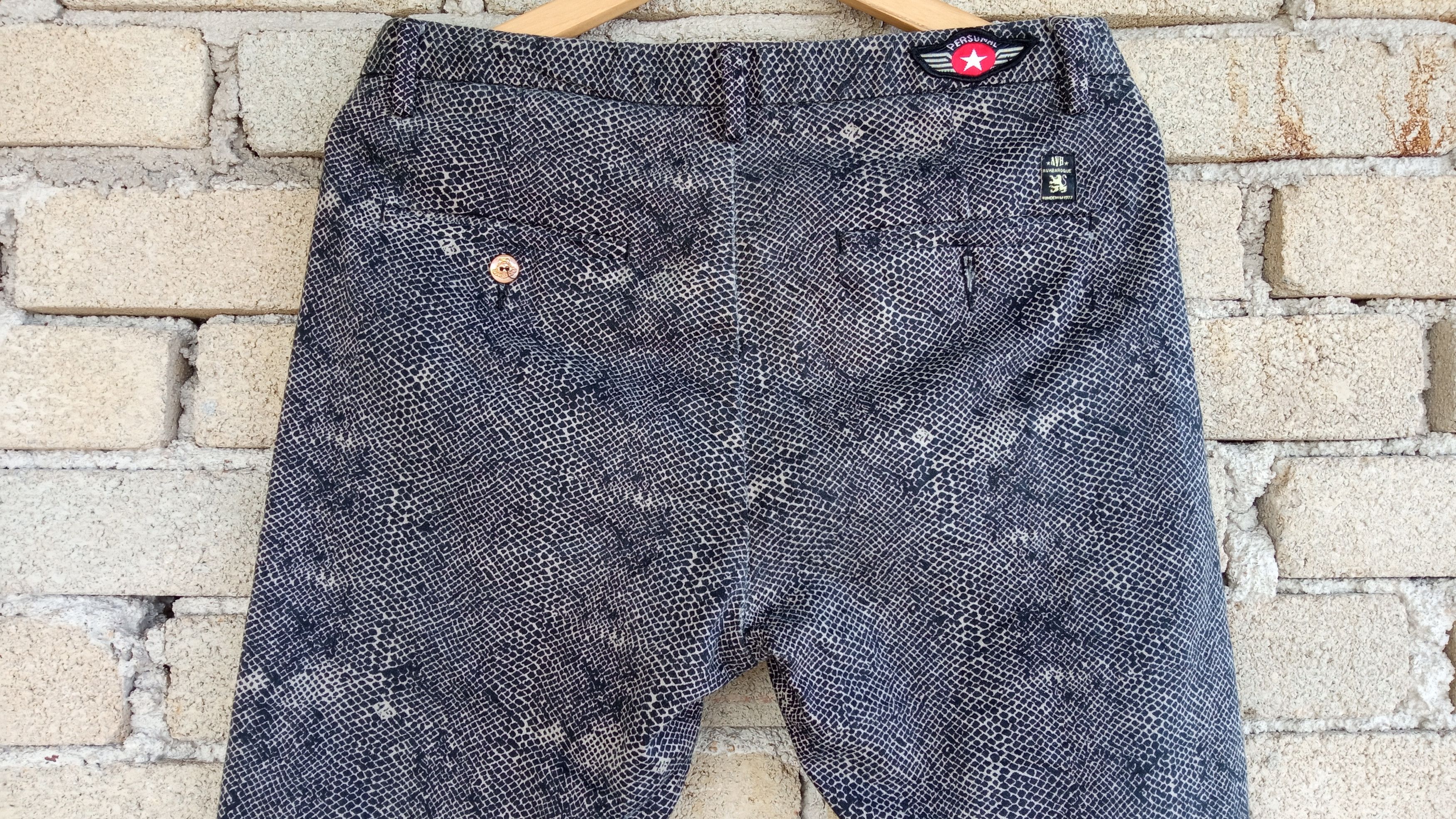 Japanese Brand × Vintage 🔥🔥AVH Baroque Full Print Snake Skin Printed Jeans Size US 31 - 12 Thumbnail
