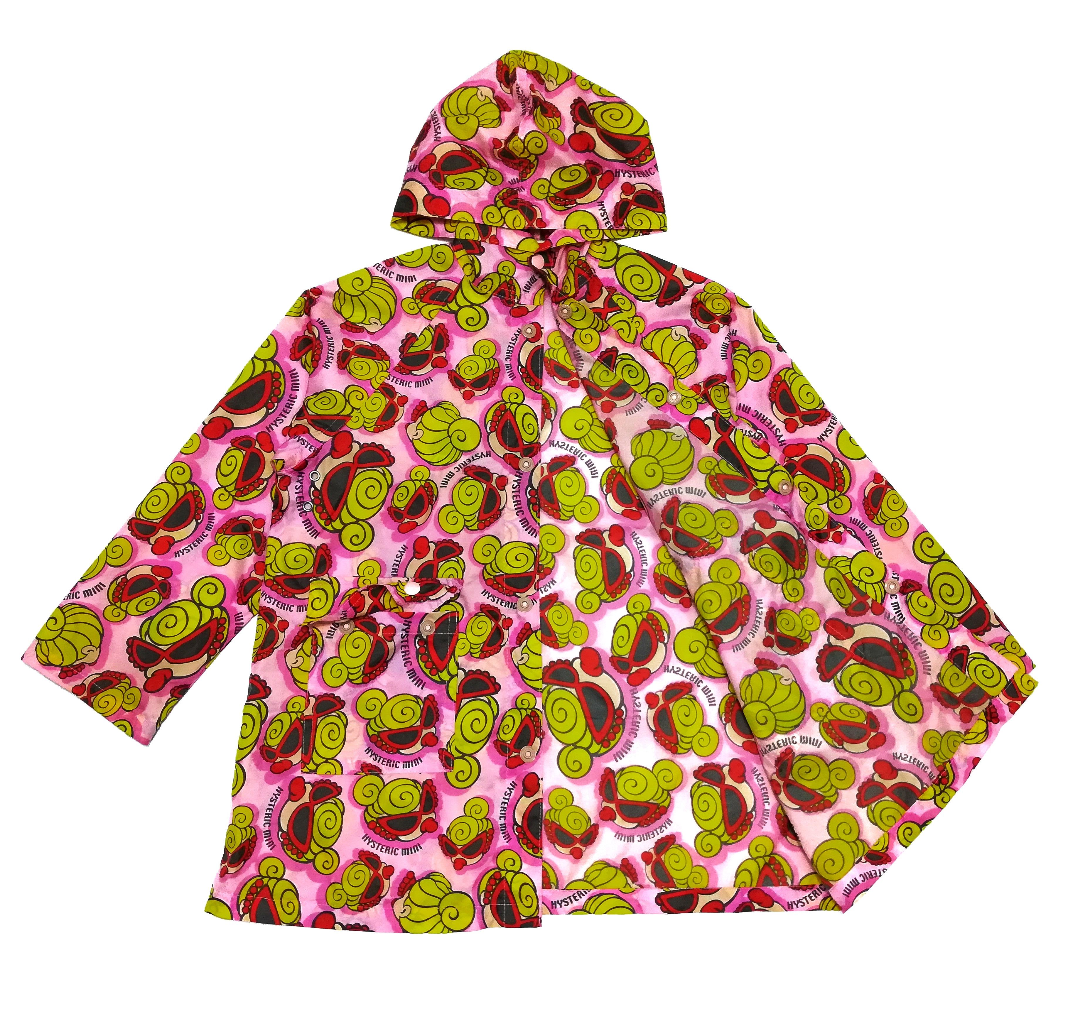 Hysteric Glamour × Japanese Brand 🔥Hysteric Mini Raincot Fullprint Hoodie Button Up🔥 Size US XXS / EU 40 - 5 Thumbnail