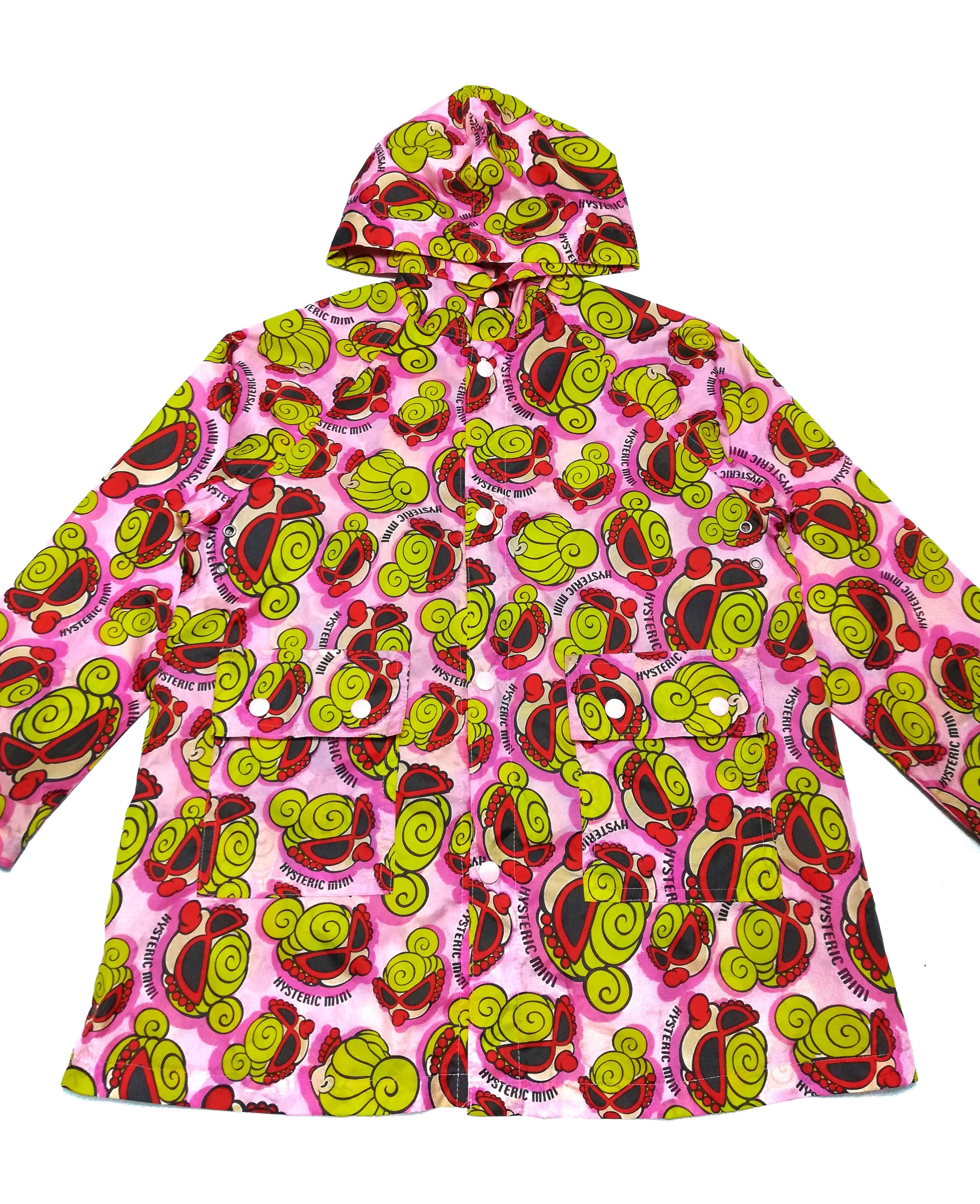Hysteric Glamour × Japanese Brand 🔥Hysteric Mini Raincot Fullprint Hoodie Button Up🔥 Size US XXS / EU 40 - 2 Thumbnail