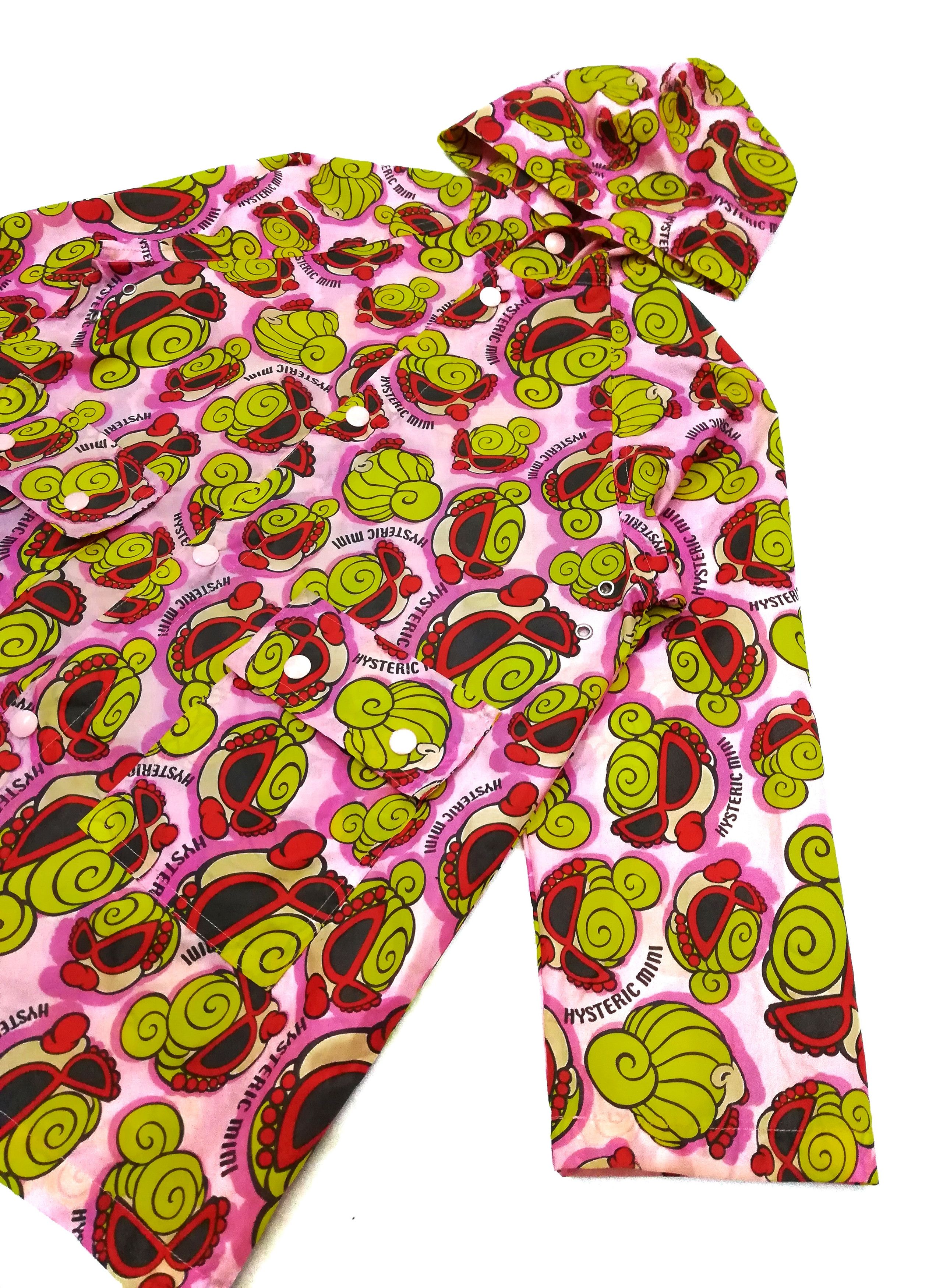 Hysteric Glamour × Japanese Brand 🔥Hysteric Mini Raincot Fullprint Hoodie Button Up🔥 Size US XXS / EU 40 - 4 Thumbnail