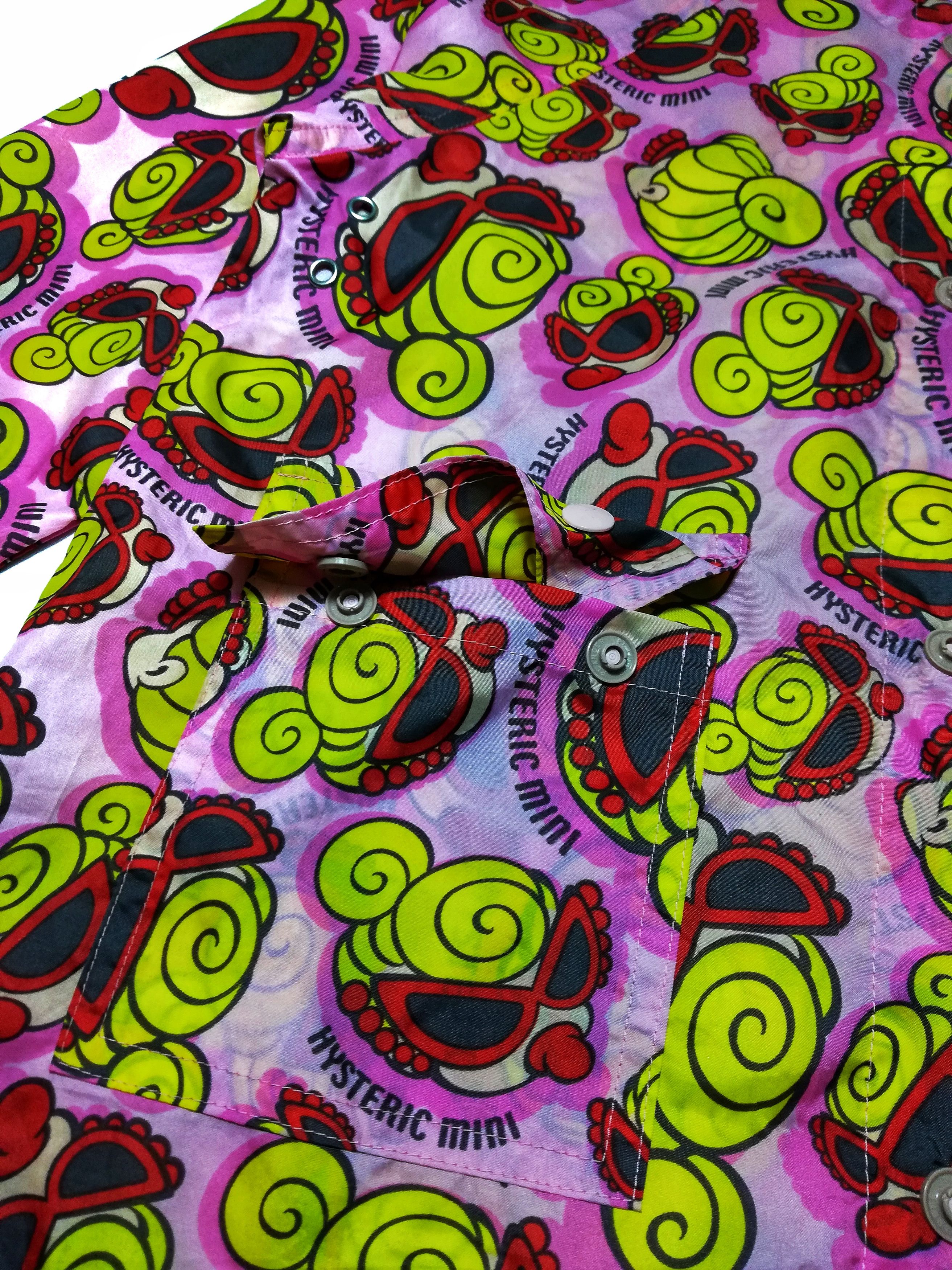 Hysteric Glamour × Japanese Brand 🔥Hysteric Mini Raincot Fullprint Hoodie Button Up🔥 Size US XXS / EU 40 - 8 Thumbnail