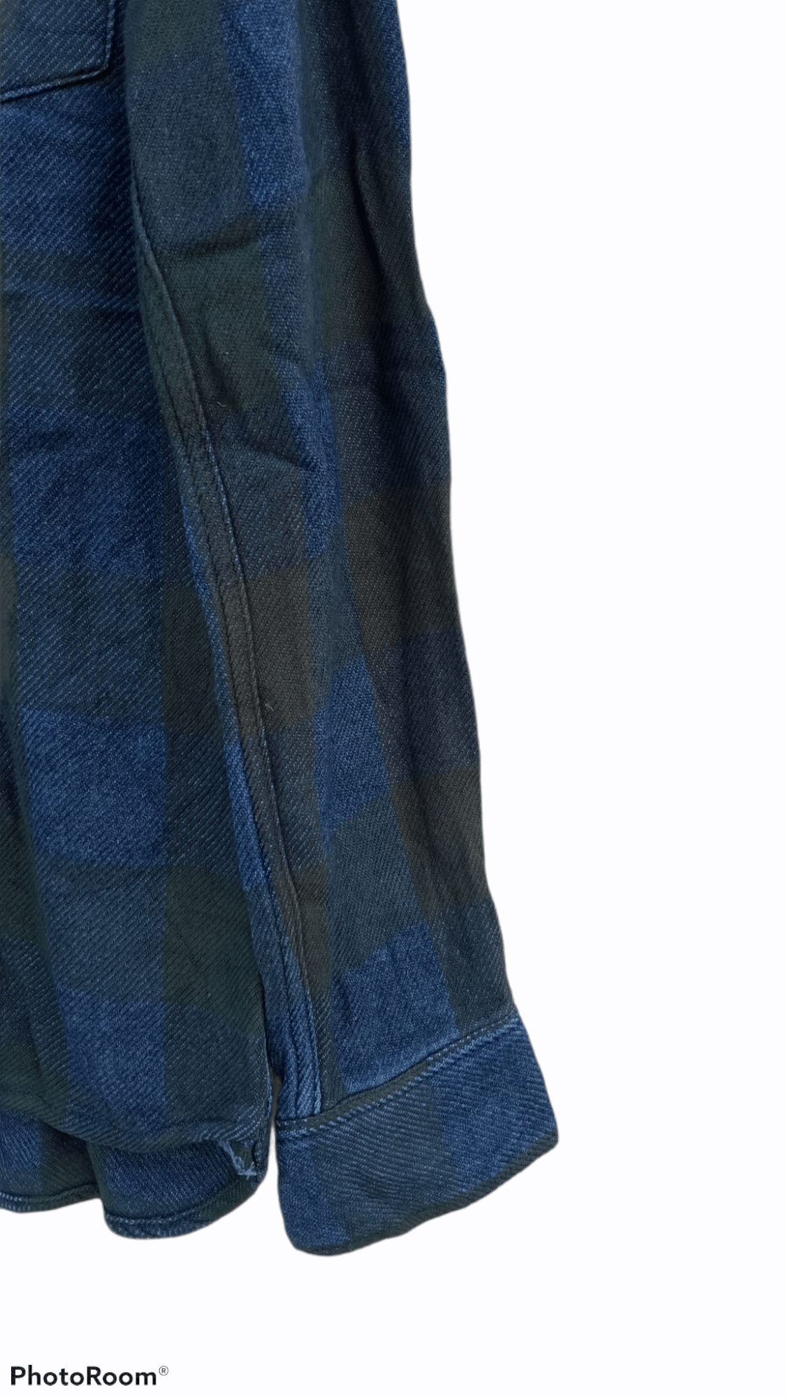 Indigo × Japanese Brand × Remi Relief 🔥🔥Remi Relief Indigo + Black Flannel Checkered Shirt Size US S / EU 44-46 / 1 - 7 Thumbnail