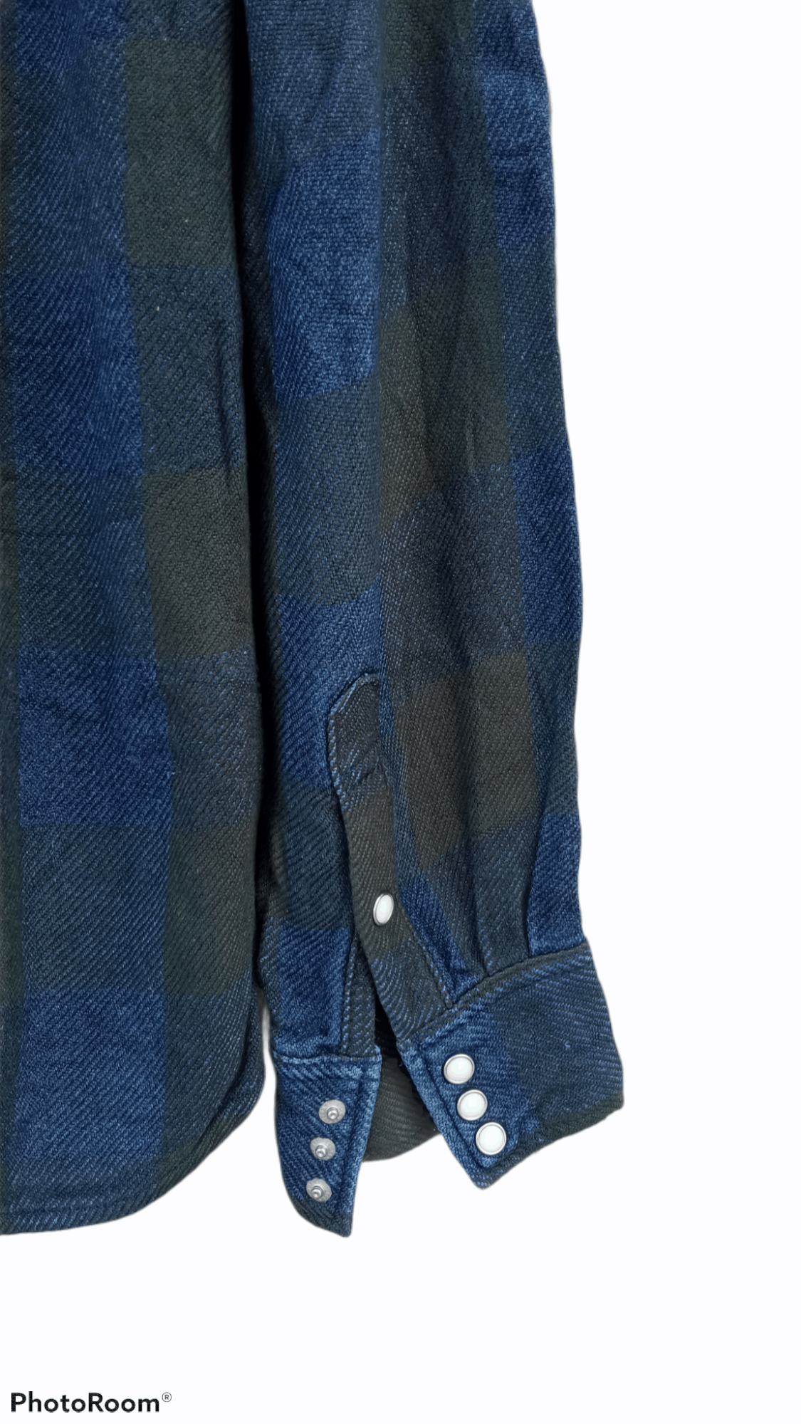 Indigo × Japanese Brand × Remi Relief 🔥🔥Remi Relief Indigo + Black Flannel Checkered Shirt Size US S / EU 44-46 / 1 - 21 Thumbnail