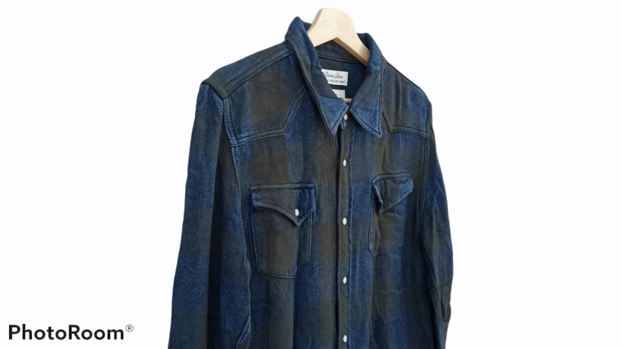 Indigo × Japanese Brand × Remi Relief 🔥🔥Remi Relief Indigo + Black Flannel Checkered Shirt Size US S / EU 44-46 / 1 - 15 Thumbnail