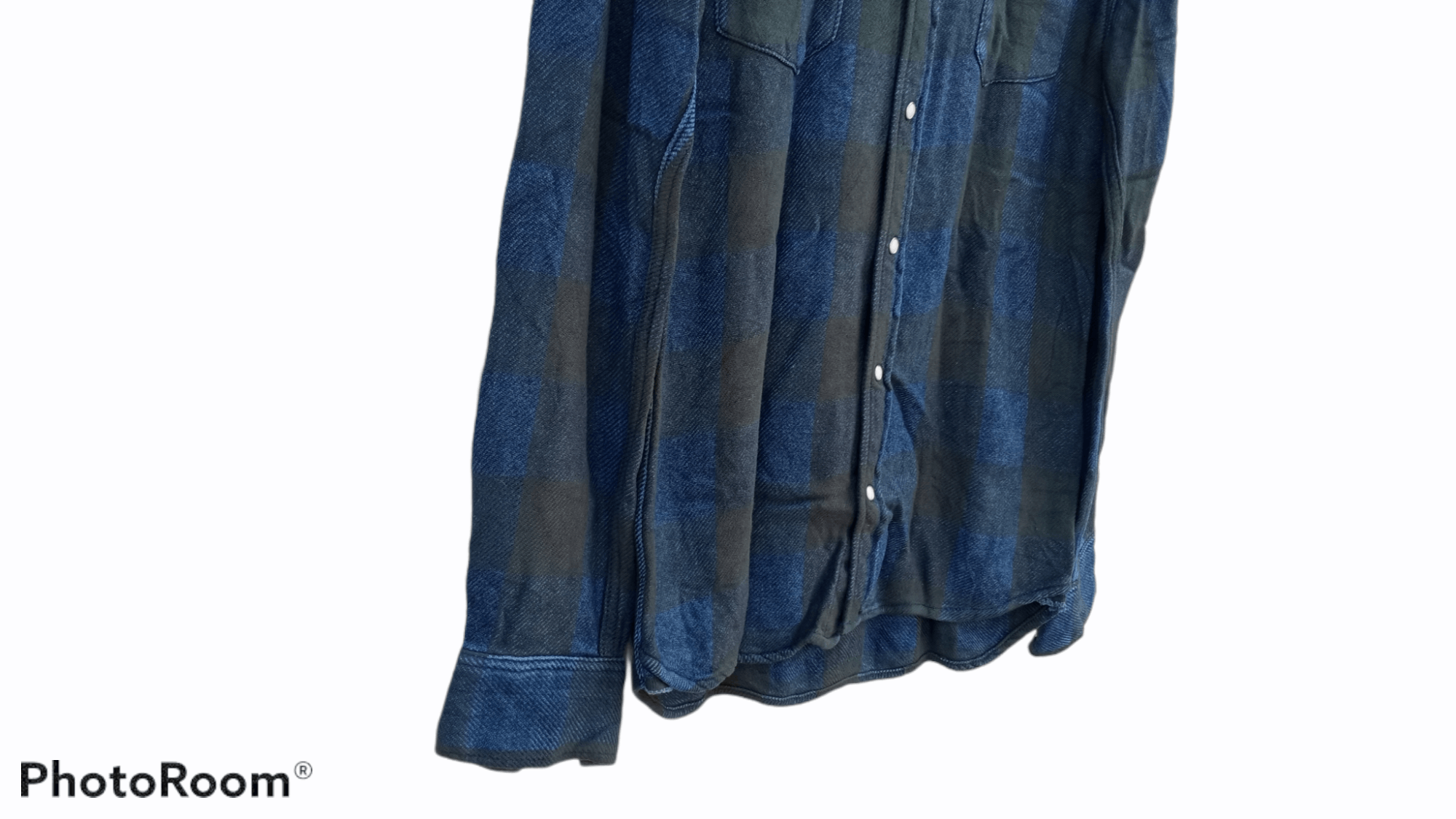 Indigo × Japanese Brand × Remi Relief 🔥🔥Remi Relief Indigo + Black Flannel Checkered Shirt Size US S / EU 44-46 / 1 - 16 Thumbnail