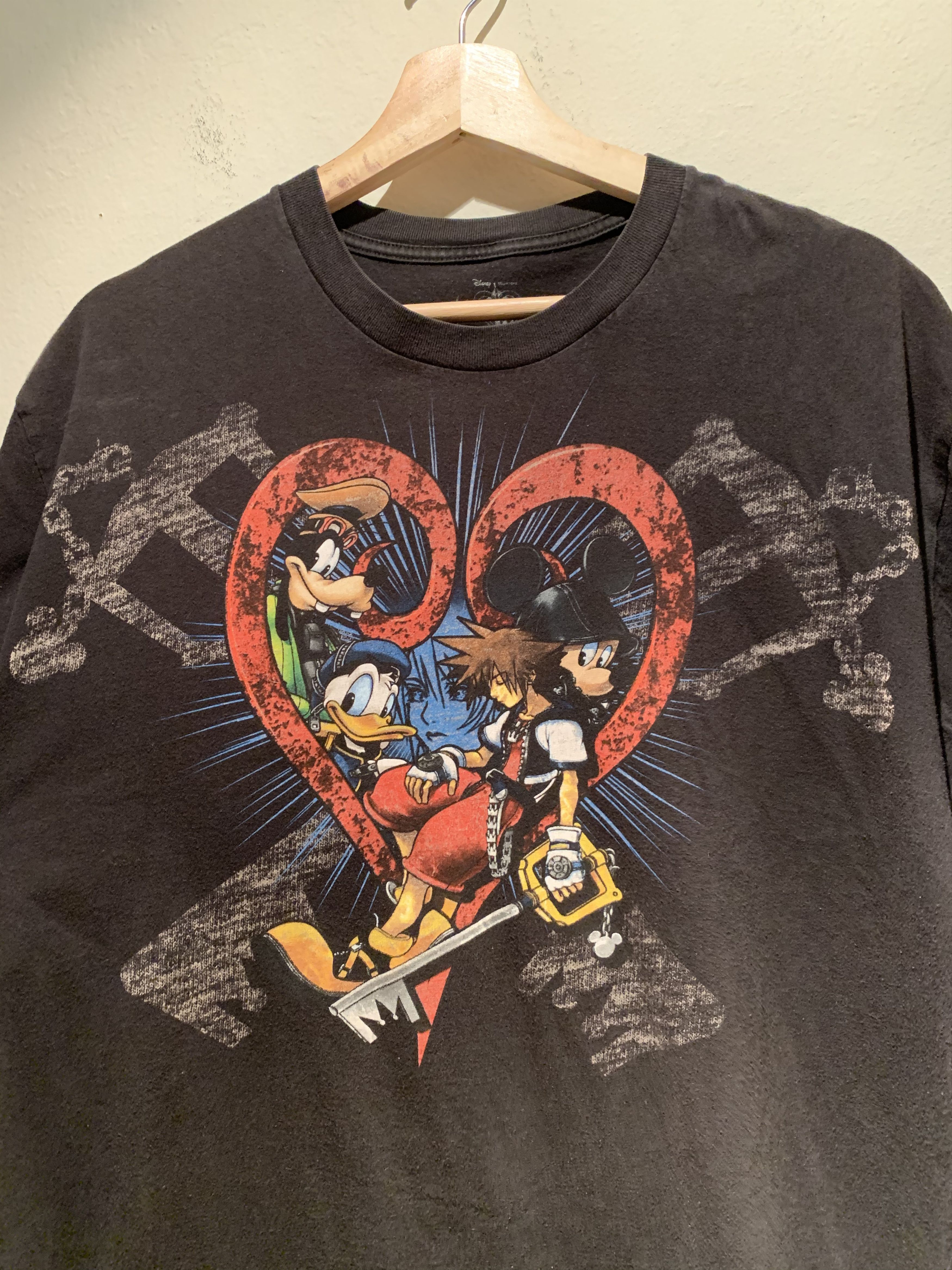 Disney × Vintage *RARE* Disney Kingdom Hearts Big Graphic T-Shirt - XL Size US XL / EU 56 / 4 - 2 Thumbnail