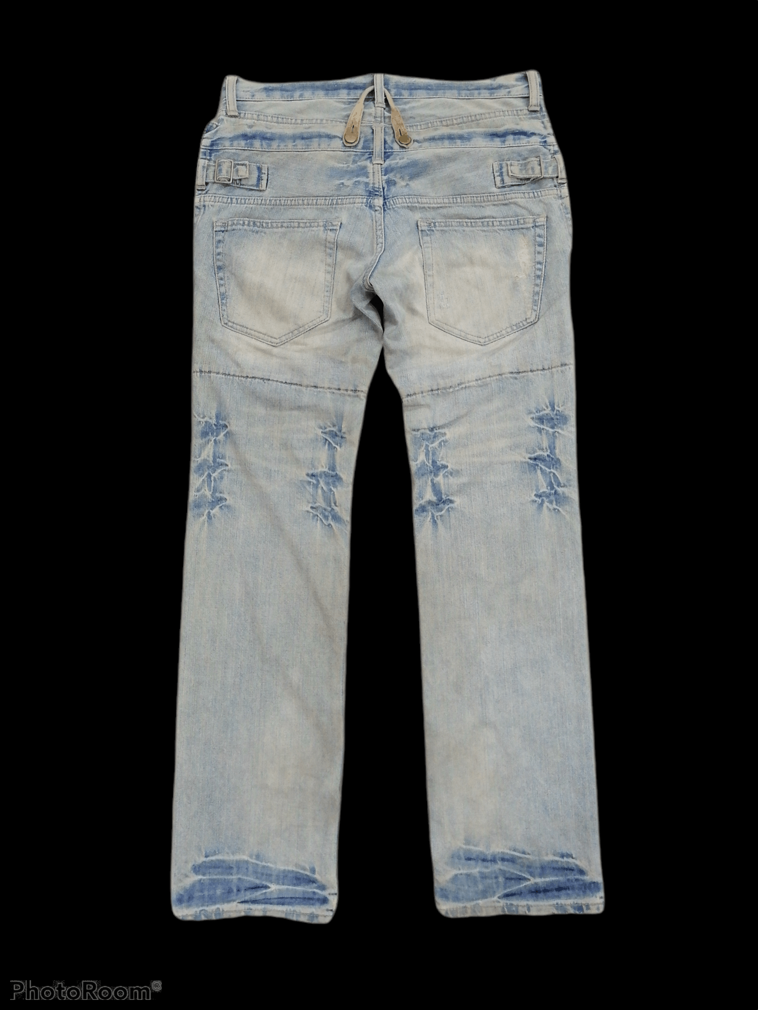 PPFM 🔥PPFM Double Waist Distressed Denim Jeans⚡⚡⚡ Size US 32 / EU 48 - 6 Thumbnail