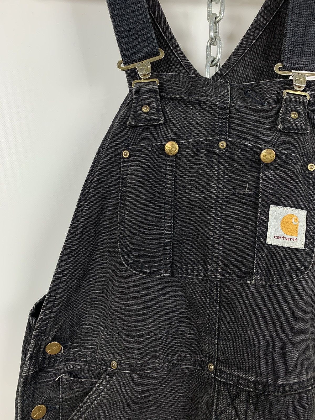 Carhartt Vintage Carhartt Quilt Lined Double Knee Bib Overalls Size US 34 / EU 50 - 11 Thumbnail