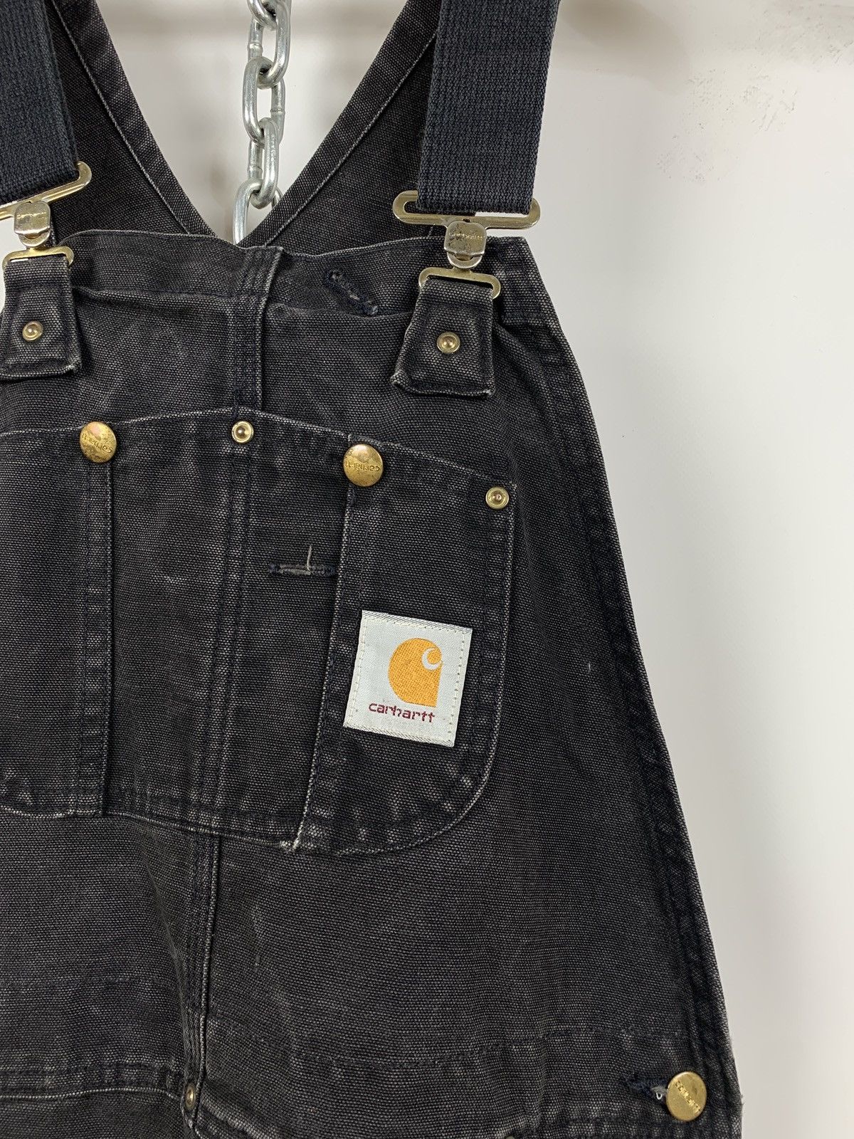 Carhartt Vintage Carhartt Quilt Lined Double Knee Bib Overalls Size US 34 / EU 50 - 10 Thumbnail