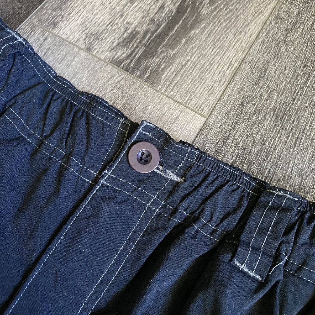 Japanese Brand Vintage 2000s Nesi AG Nylon Cargo Pocket Baggy Pants Size L Size US 32 / EU 48 - 7 Thumbnail