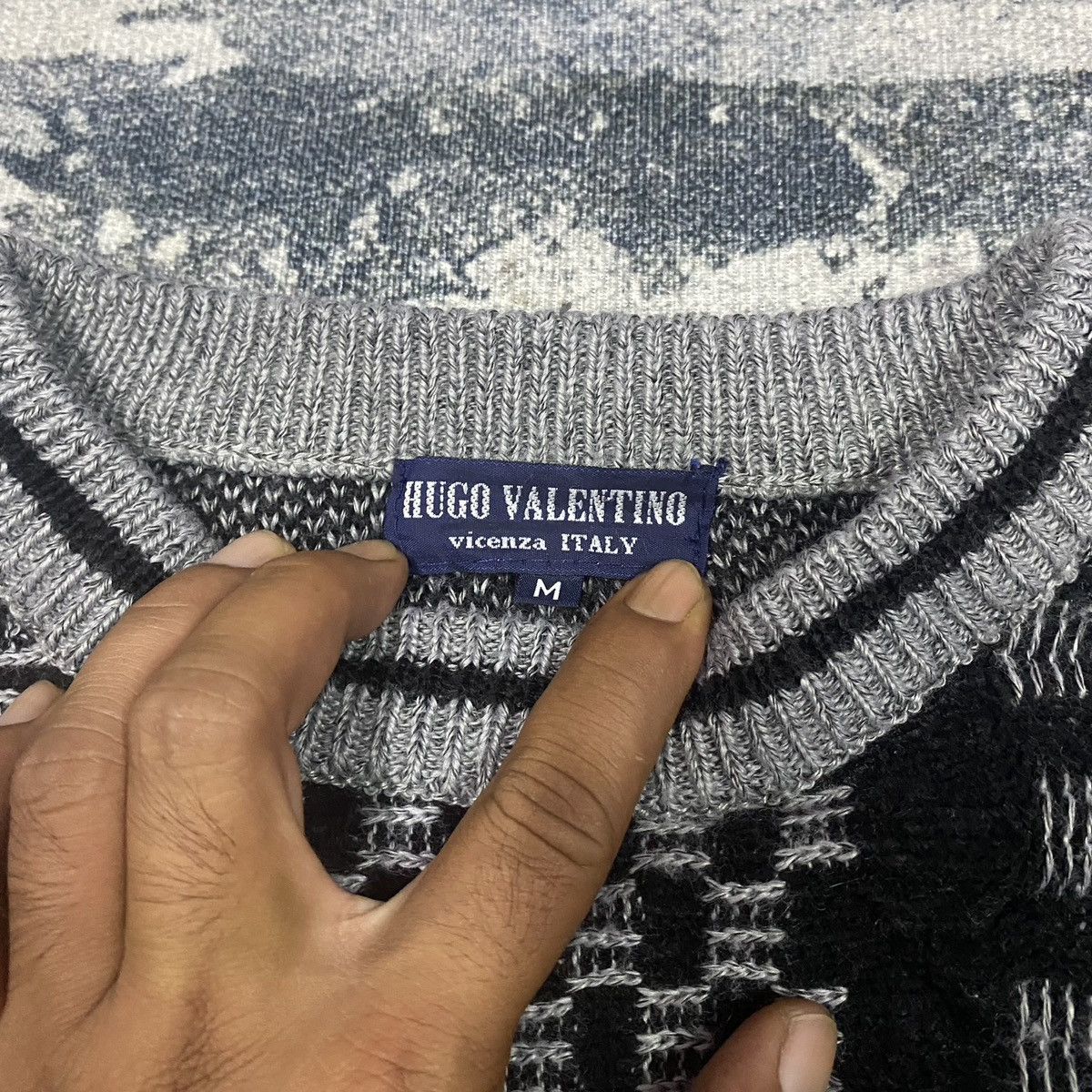 Aran Isles Knitwear × Valentino Vintage Hugo Valentino Coogi Inspire Knit Sweater Jumper Size US M / EU 48-50 / 2 - 3 Thumbnail