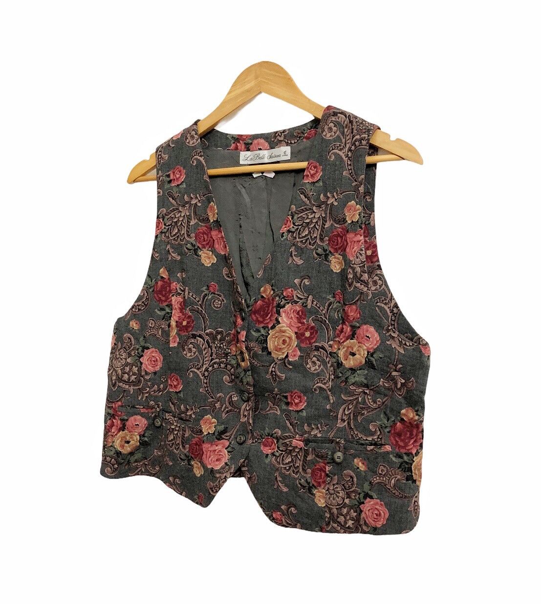Vintage La Belle Saison Custom Vest by Josef Otten Size 38R - 8 Thumbnail