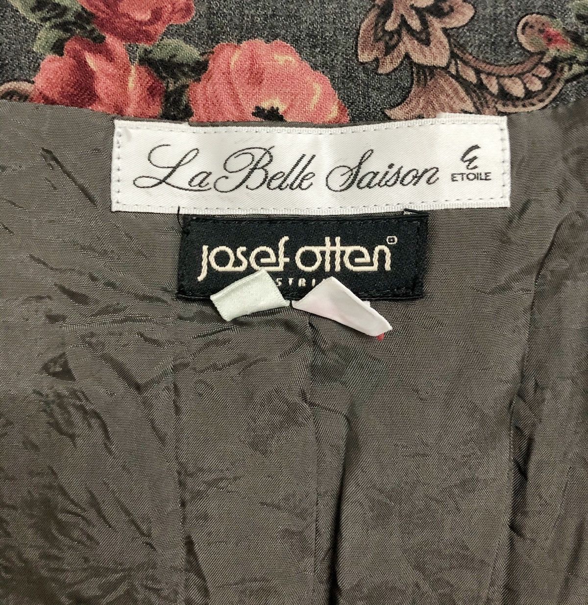 Vintage La Belle Saison Custom Vest by Josef Otten Size 38R - 9 Thumbnail